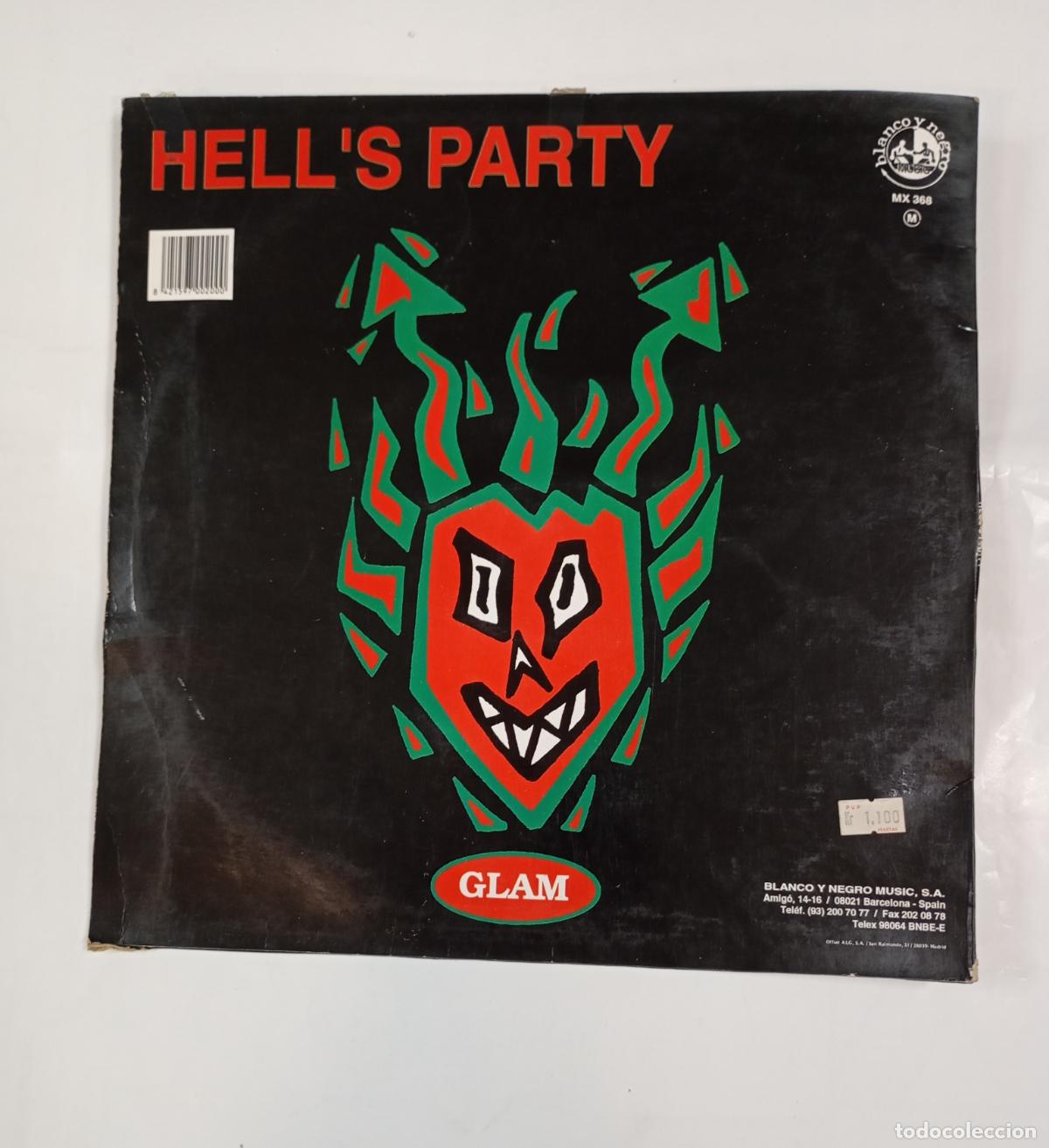 Discos de vinilo: HELLS PARTY. GLAM. MAXI-SINGLE. TDKDA25 - Foto 2