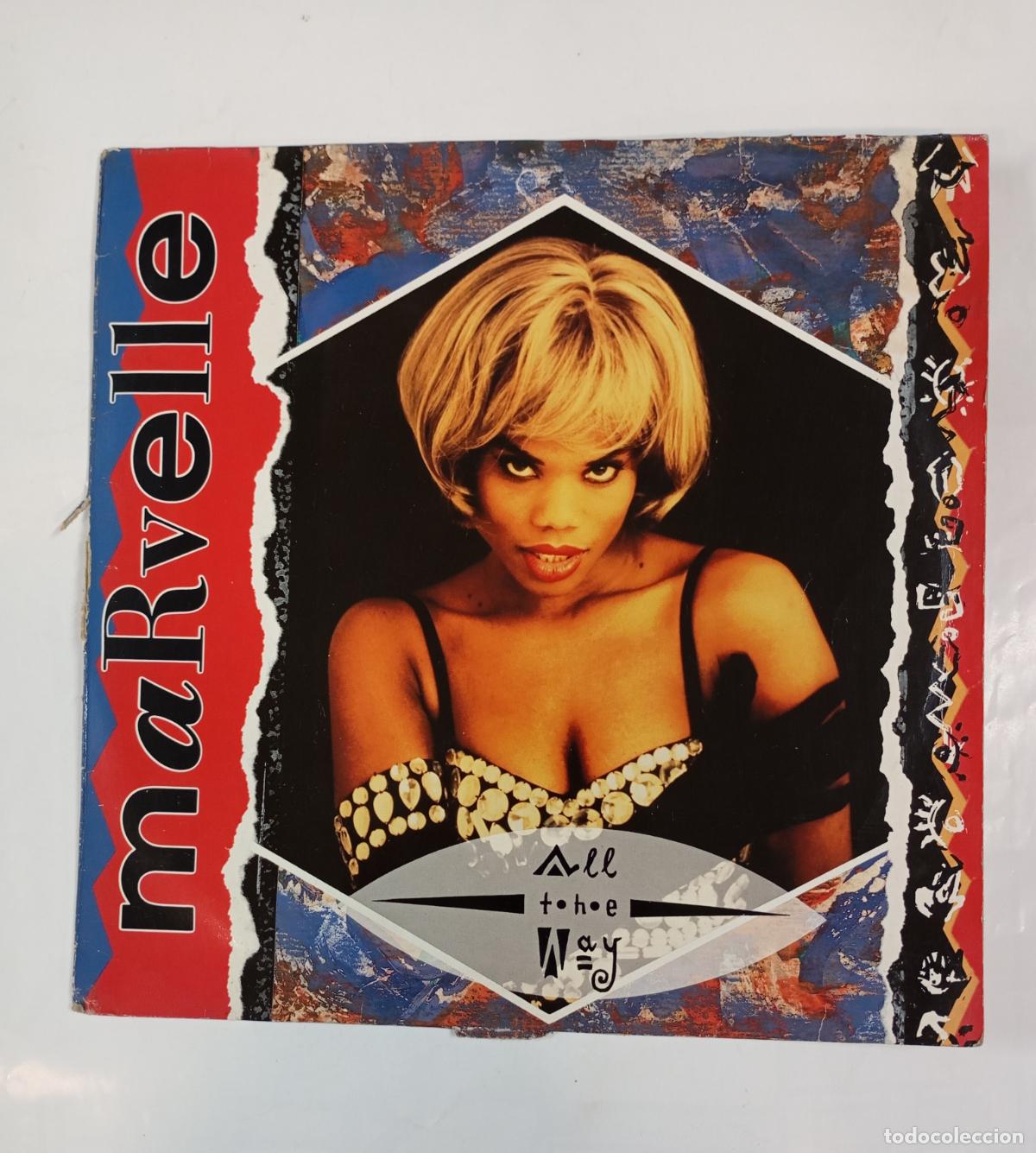 Discos de vinilo: Marvelle - All The Way. MAXI-SINGLE. TDKDA21 - Foto 1