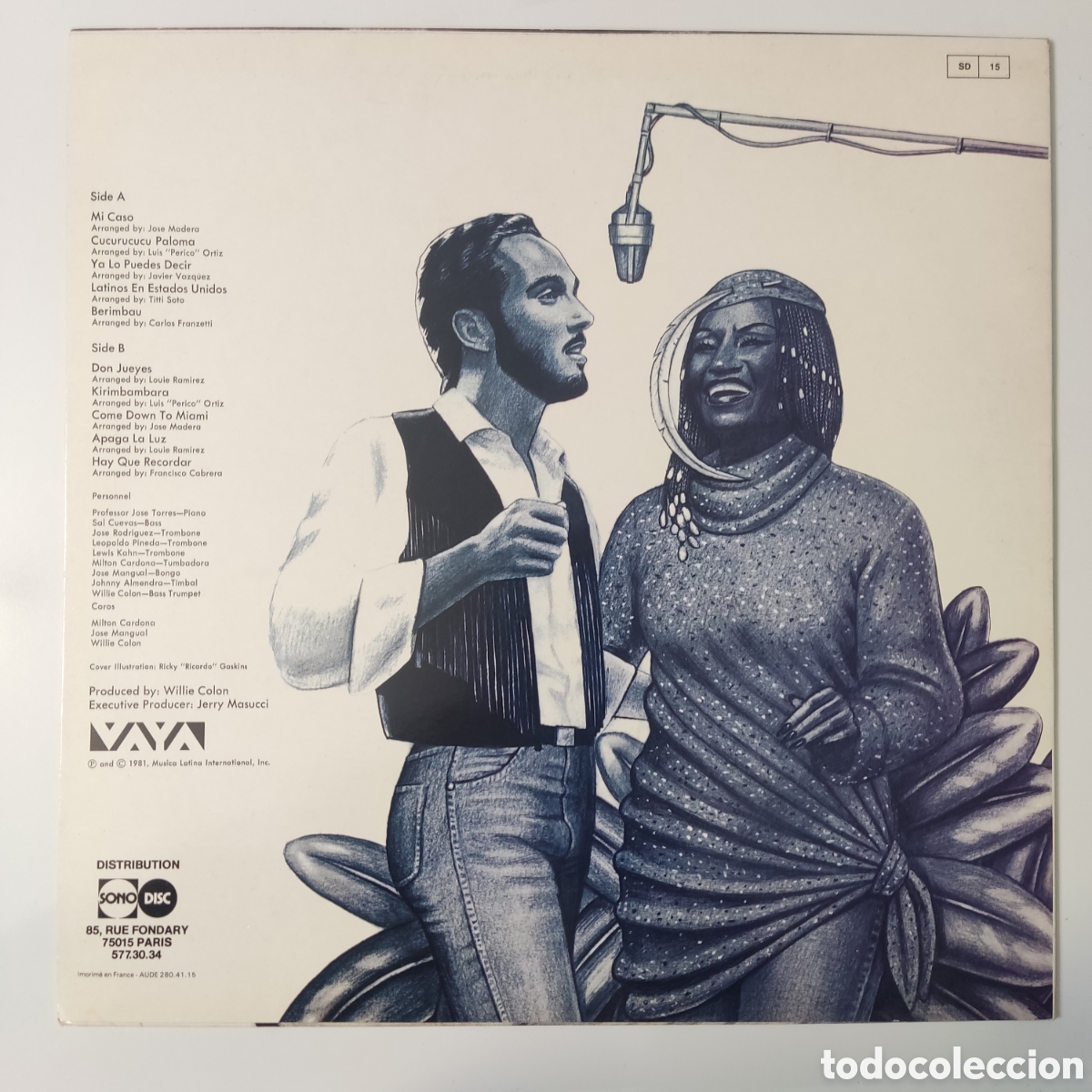Discos de vinilo: CELIA Y WILLIE - VINILO LP - Foto 2