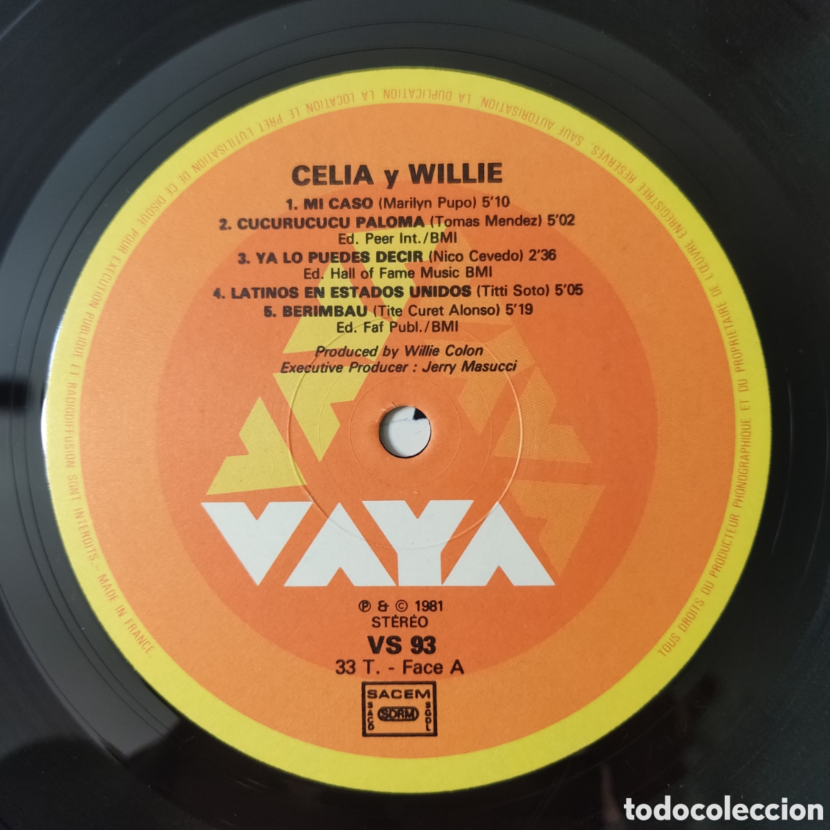 Discos de vinilo: CELIA Y WILLIE - VINILO LP - Foto 3