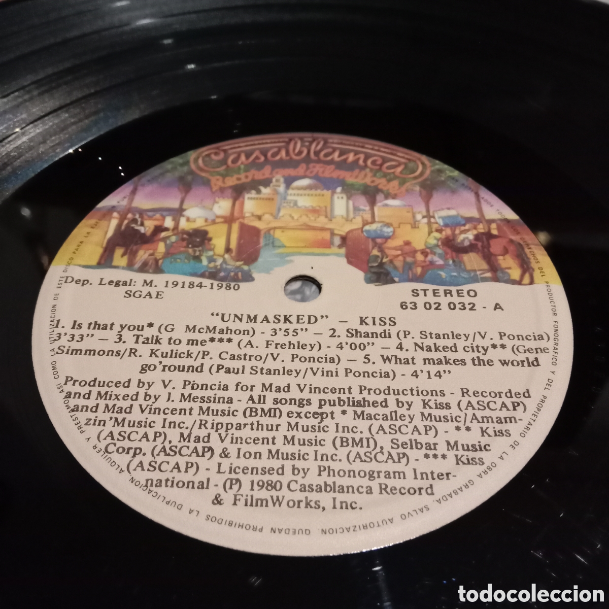 Discos de vinilo: KISS - UNMASKED - LP - Foto 4