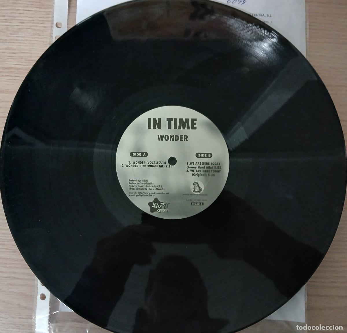 Discos de vinilo: DISCO VINILO LP WONDER (IN TIME) - Foto 3