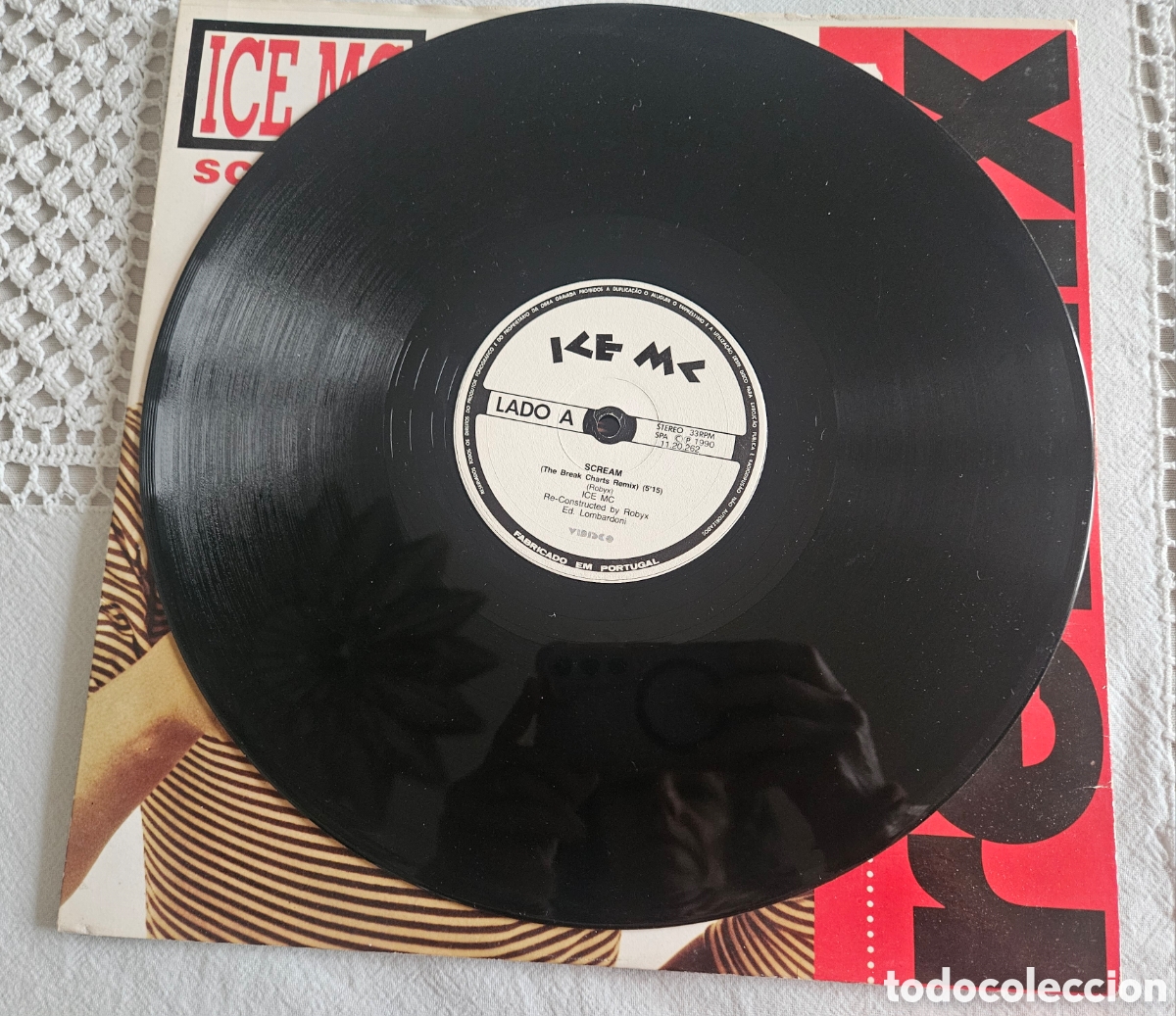 Discos de vinilo: Disco Ice Mc Scream Remix - Foto 2