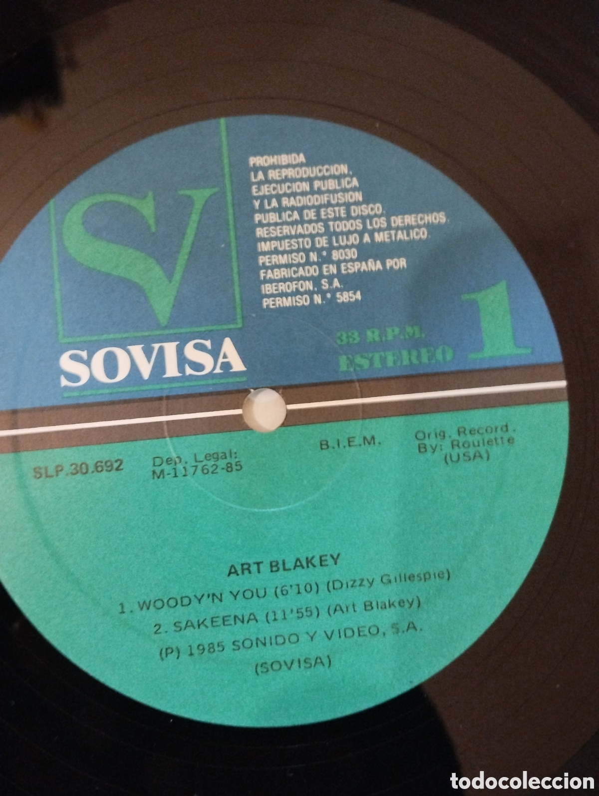 Discos de vinilo: ART BLAKEY,, SOVISA 1985 - Foto 3
