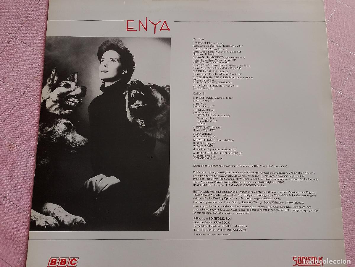 Discos de vinilo: Enya &lrm;&ndash; Enya 1990 ed espa&ntilde;ola - Foto 6