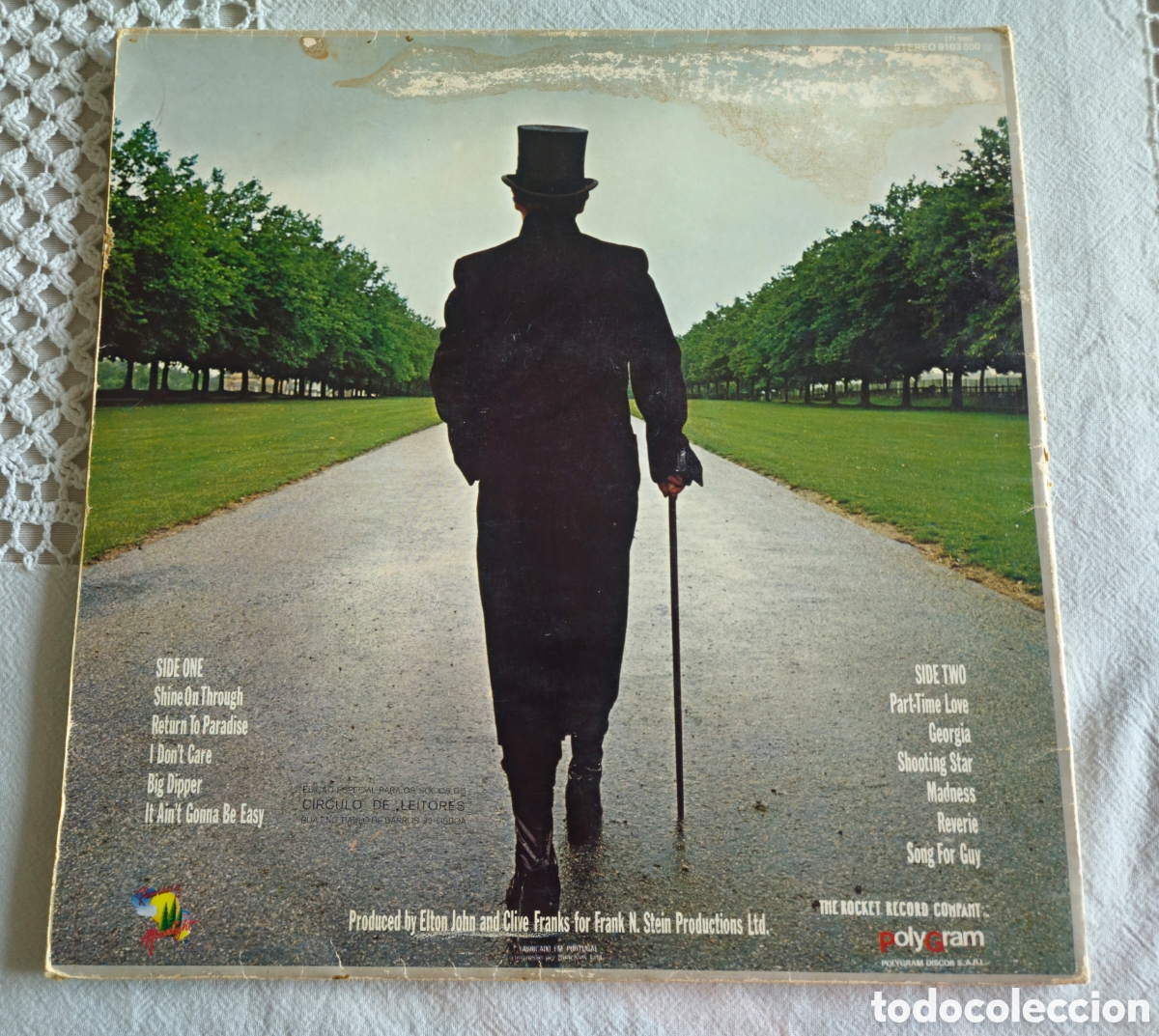 Discos de vinilo: LP ELTON JOHN A SINGLE MAN - Foto 3