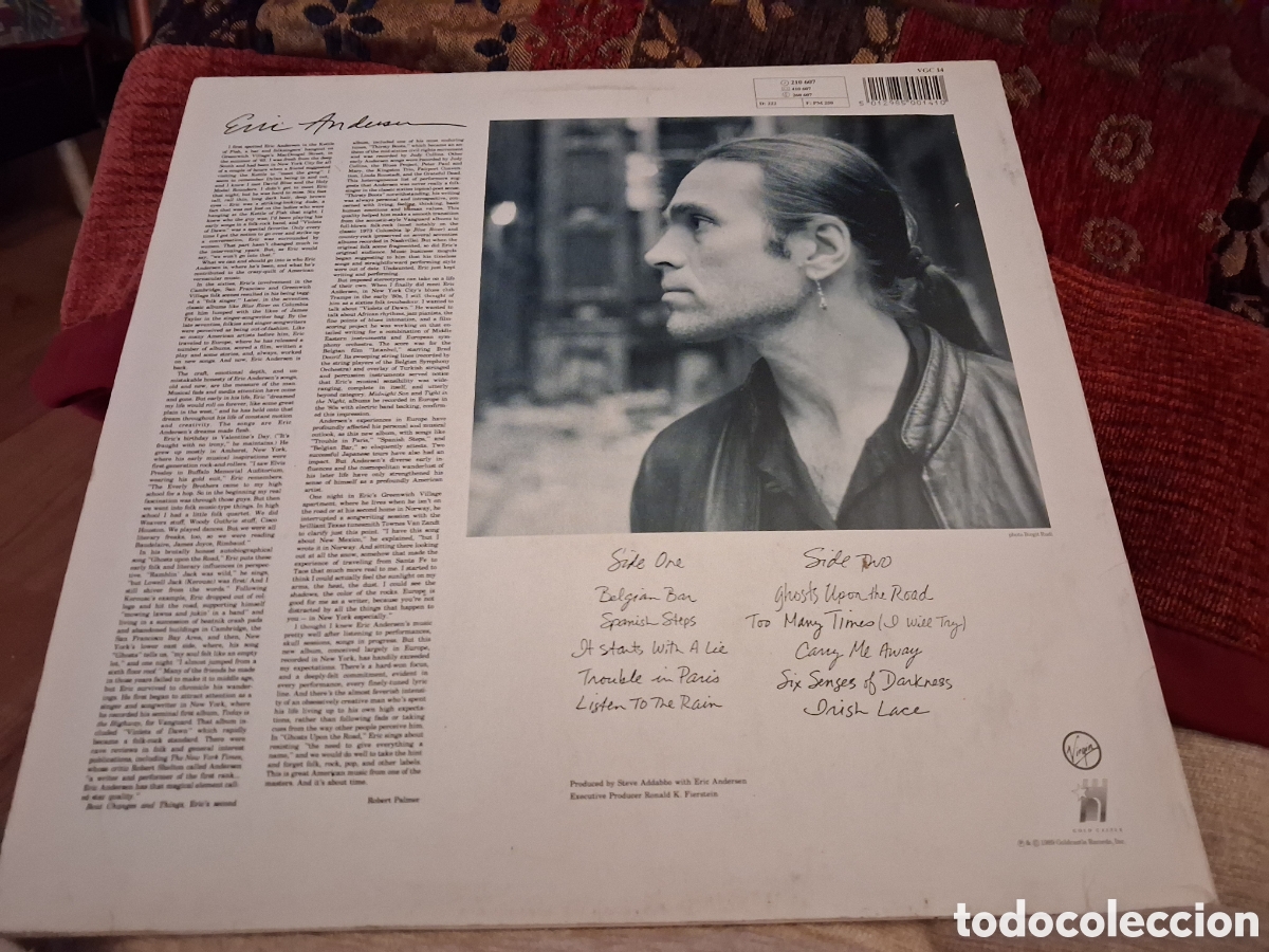 Discos de vinilo: Eric Andersen lp &nbsp;Ghosts Upon The Road - Foto 2