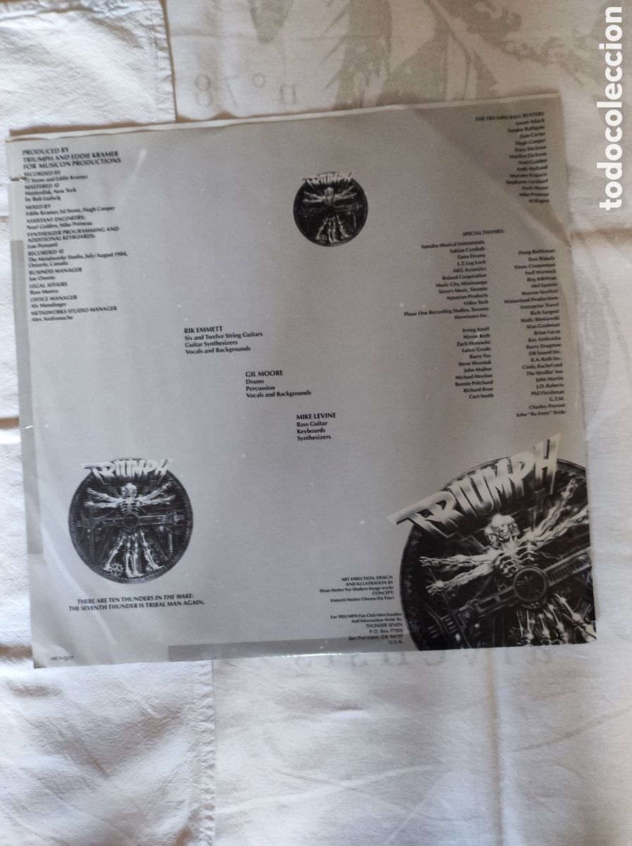 Discos de vinilo: TRIUMPH - THUNDER SEVEN - Foto 4