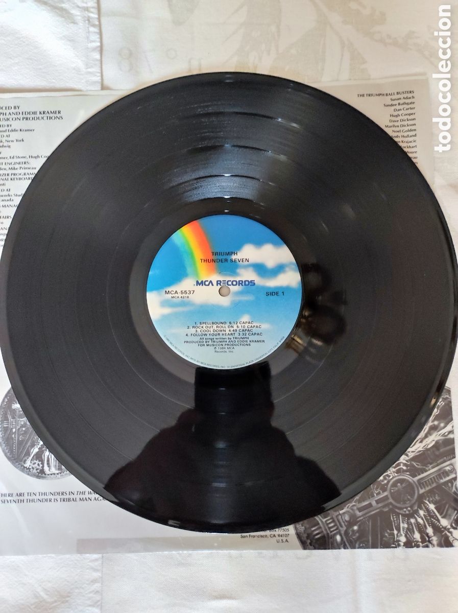 Discos de vinilo: TRIUMPH - THUNDER SEVEN - Foto 6