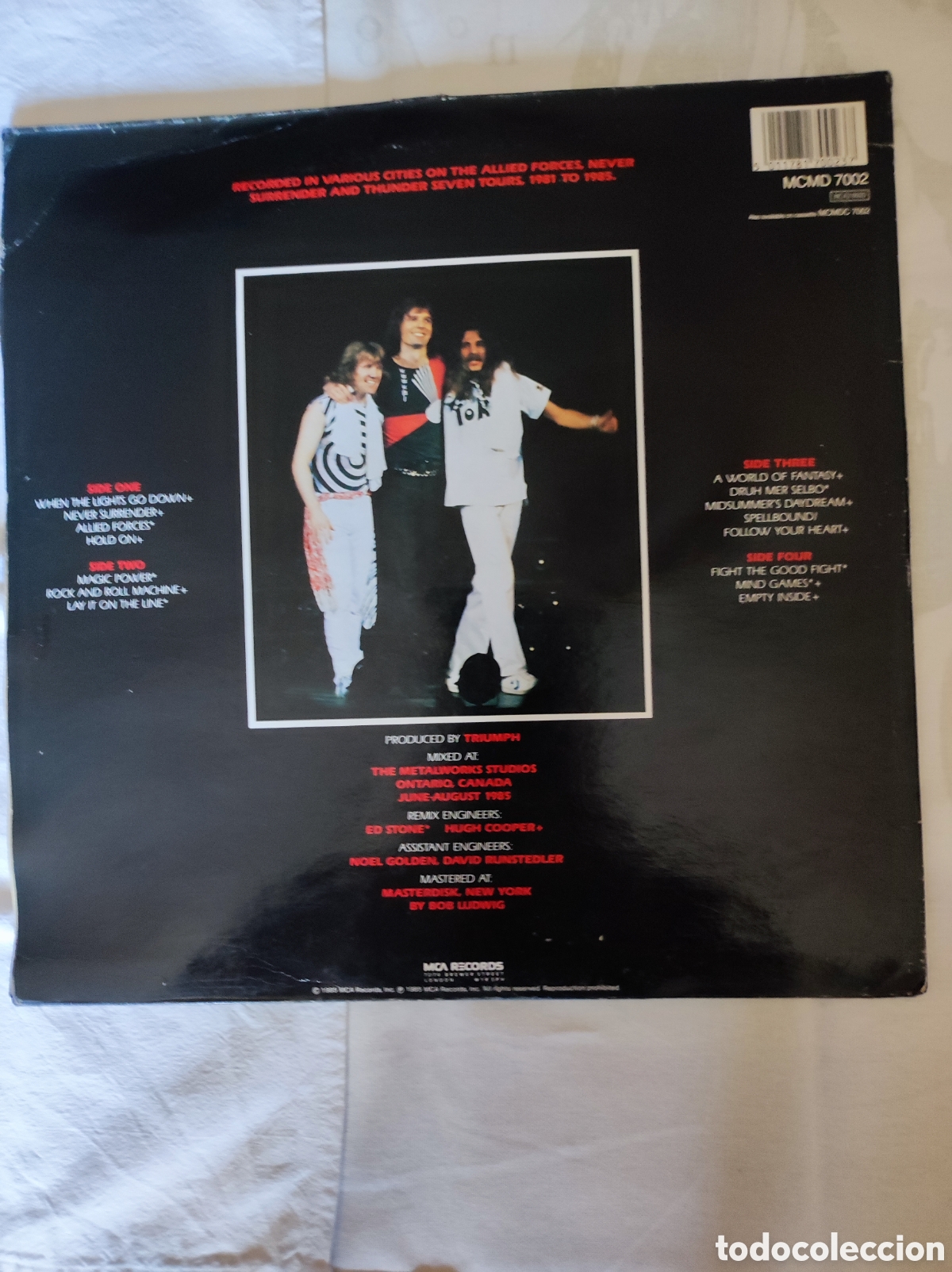 Discos de vinilo: TRIUMPH - STAGES (LIVE) - Foto 2