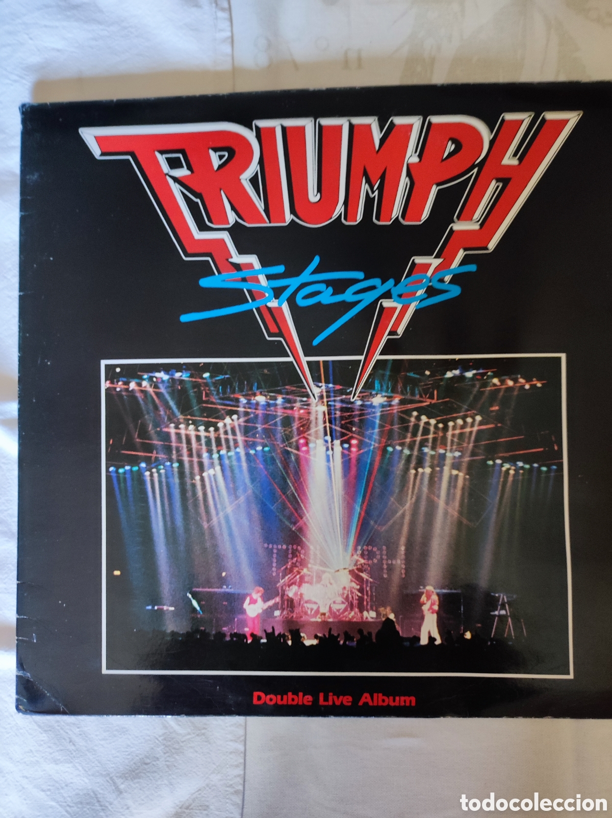 Discos de vinilo: TRIUMPH - STAGES (LIVE) - Foto 1