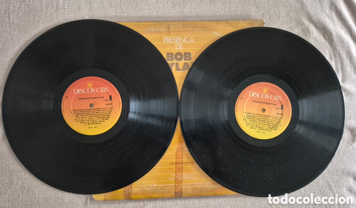 Discos de vinilo: Vinilo Doble Presen&ccedil;a de Bob Dylan - Foto 3