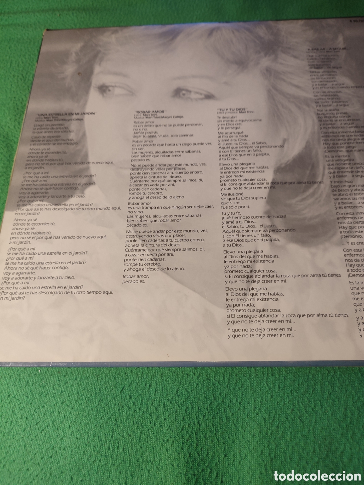 Discos de vinilo: Mari Trini - Una estrella en mi jard&iacute;n - Foto 2