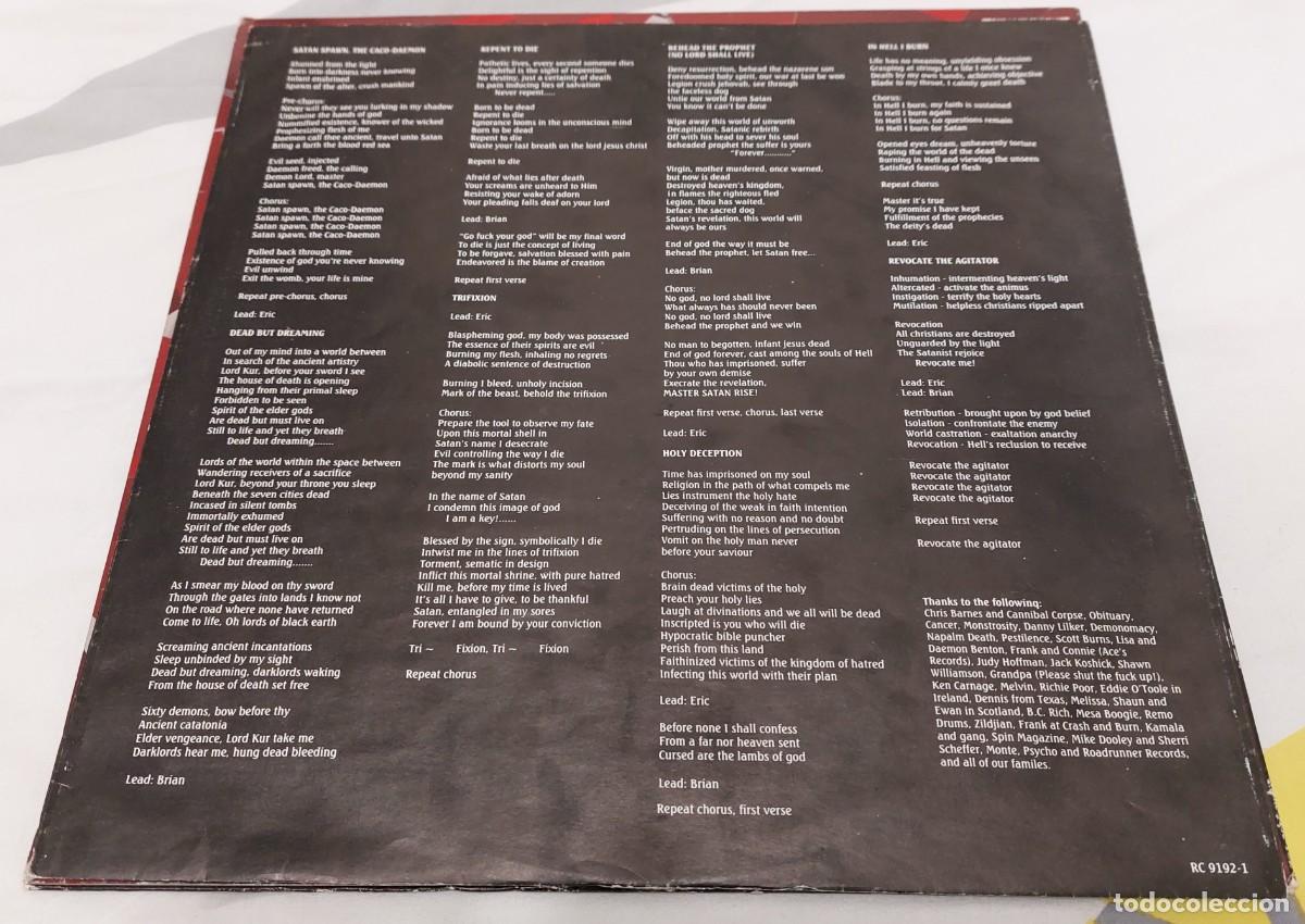 Discos de vinilo: Deicide Legion Vinilo Lp - Foto 3