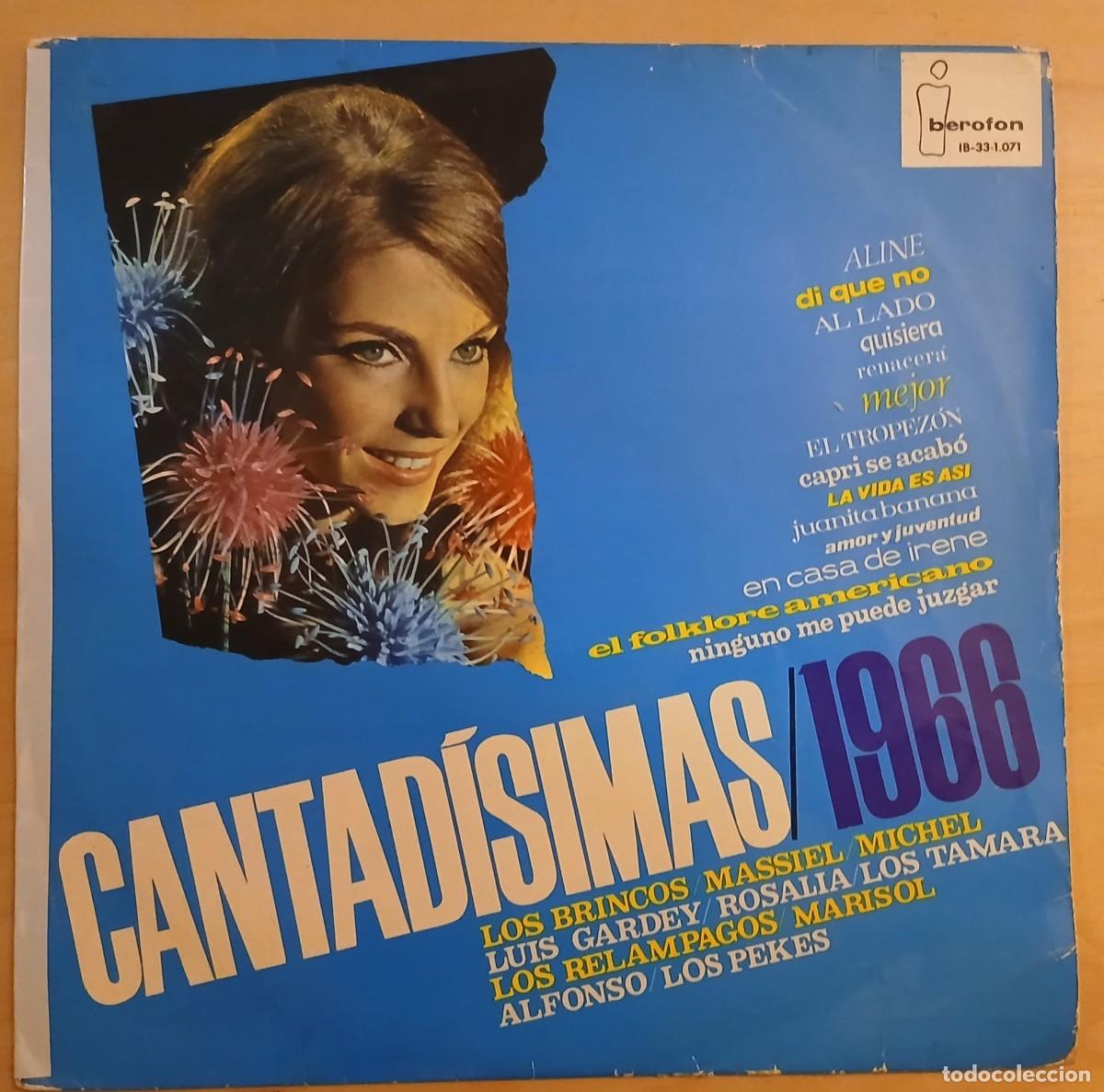 Discos de vinilo: CANTADISIMAS 1966 LP Vinilo - Foto 1
