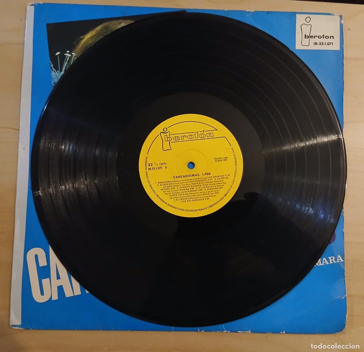 Discos de vinilo: CANTADISIMAS 1966 LP Vinilo - Foto 4