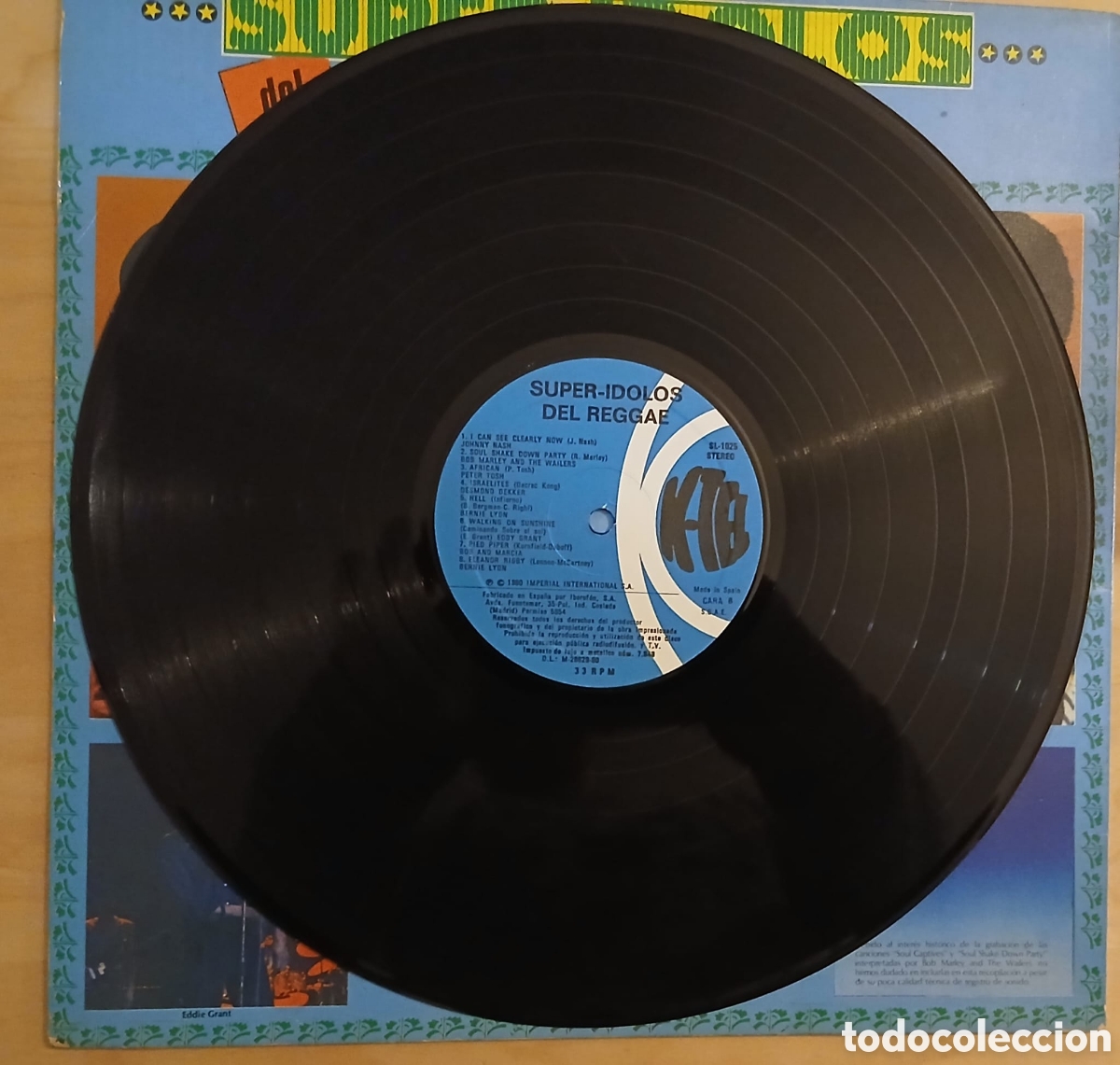 Discos de vinilo: SUPER IDOLOS DEL REGGAE . Lp Vinilo - Foto 3