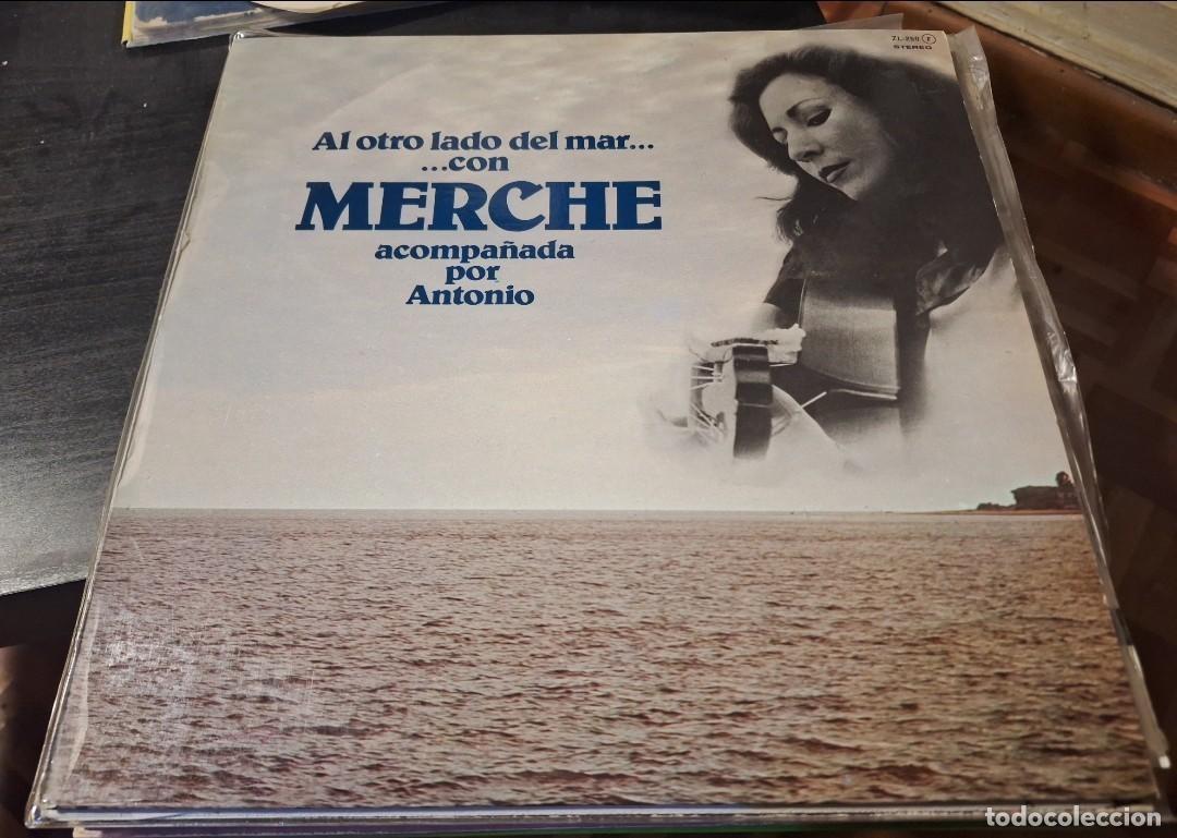 Disques de vinyle: MERCHE ACOMPA&Ntilde;ADA POR ANTONIO - LP ZAFIRO 1979 PROMOCIONAL - FLAMENCO