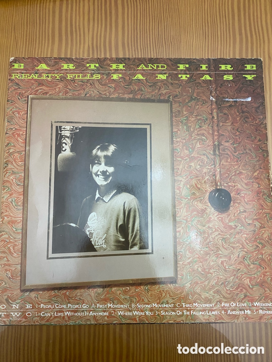 Discos de vinilo: Disco de Vinilo (LP) Earth And Fire &rdquo;Reality&rdquo; - Foto 2