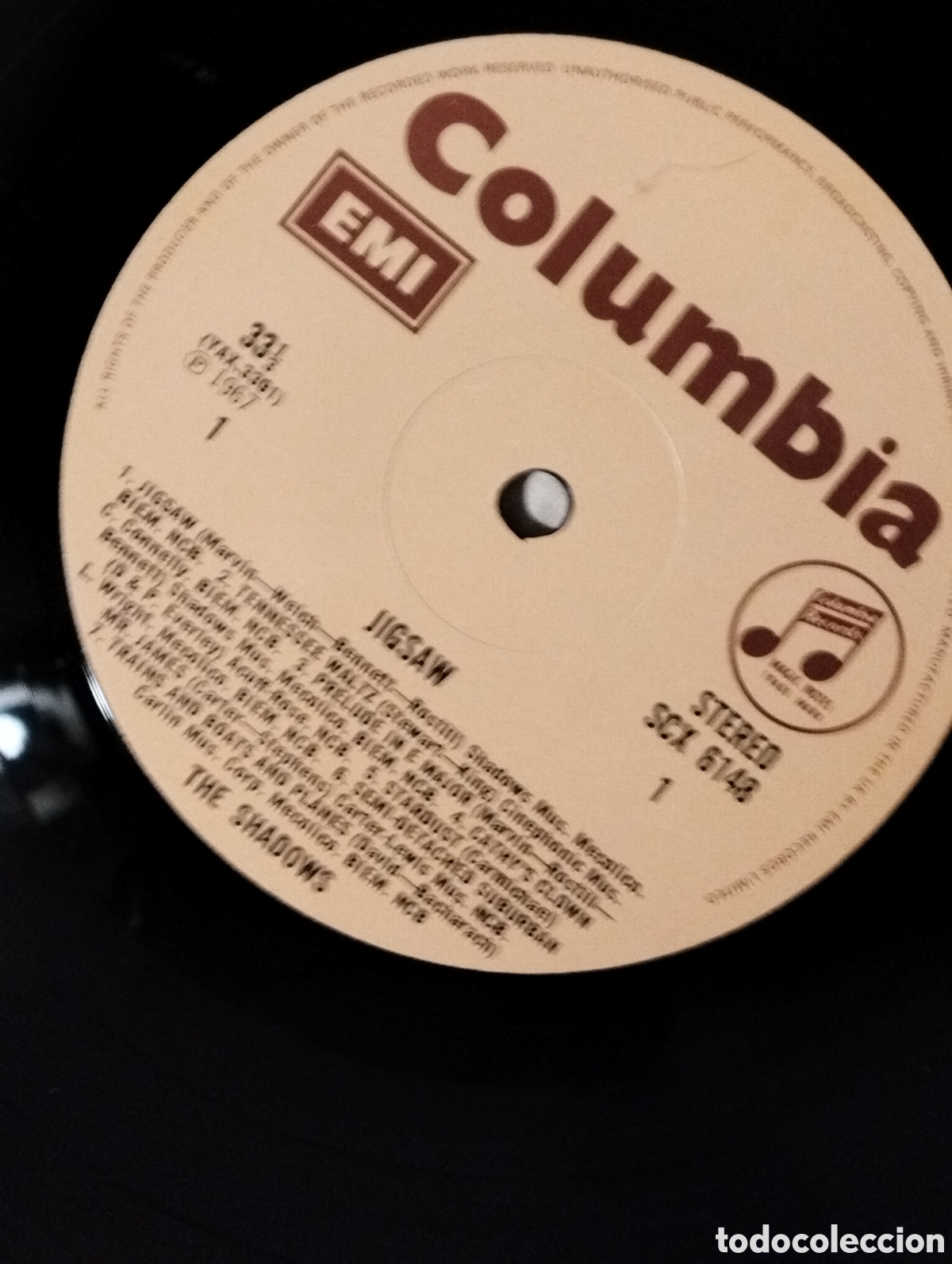 Discos de vinilo: THE SHADOWS, JIGSAW EDICI&Oacute;N BRIT&Aacute;NICA 1967 - Foto 3