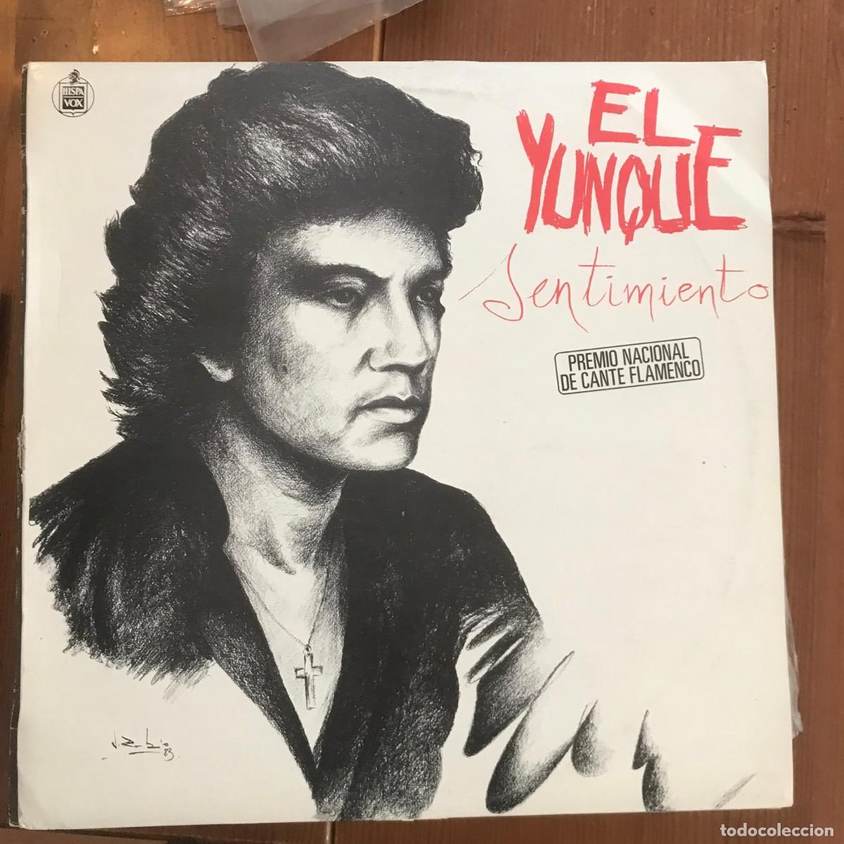 Discos de vinilo: EL YUNQUE - SENTIMIENTO - LP HISPAVOX 1983 - Foto 1