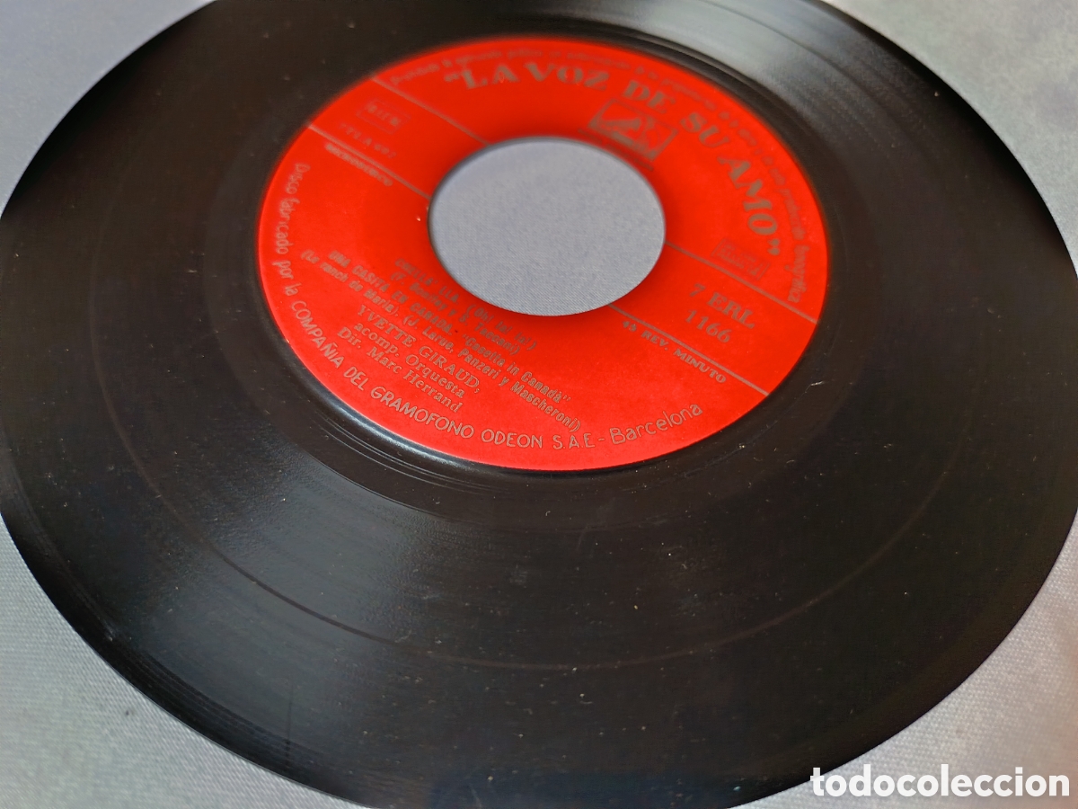 Discos de vinilo: Ivette Giraud Chella Lla EP Chanson - Foto 2