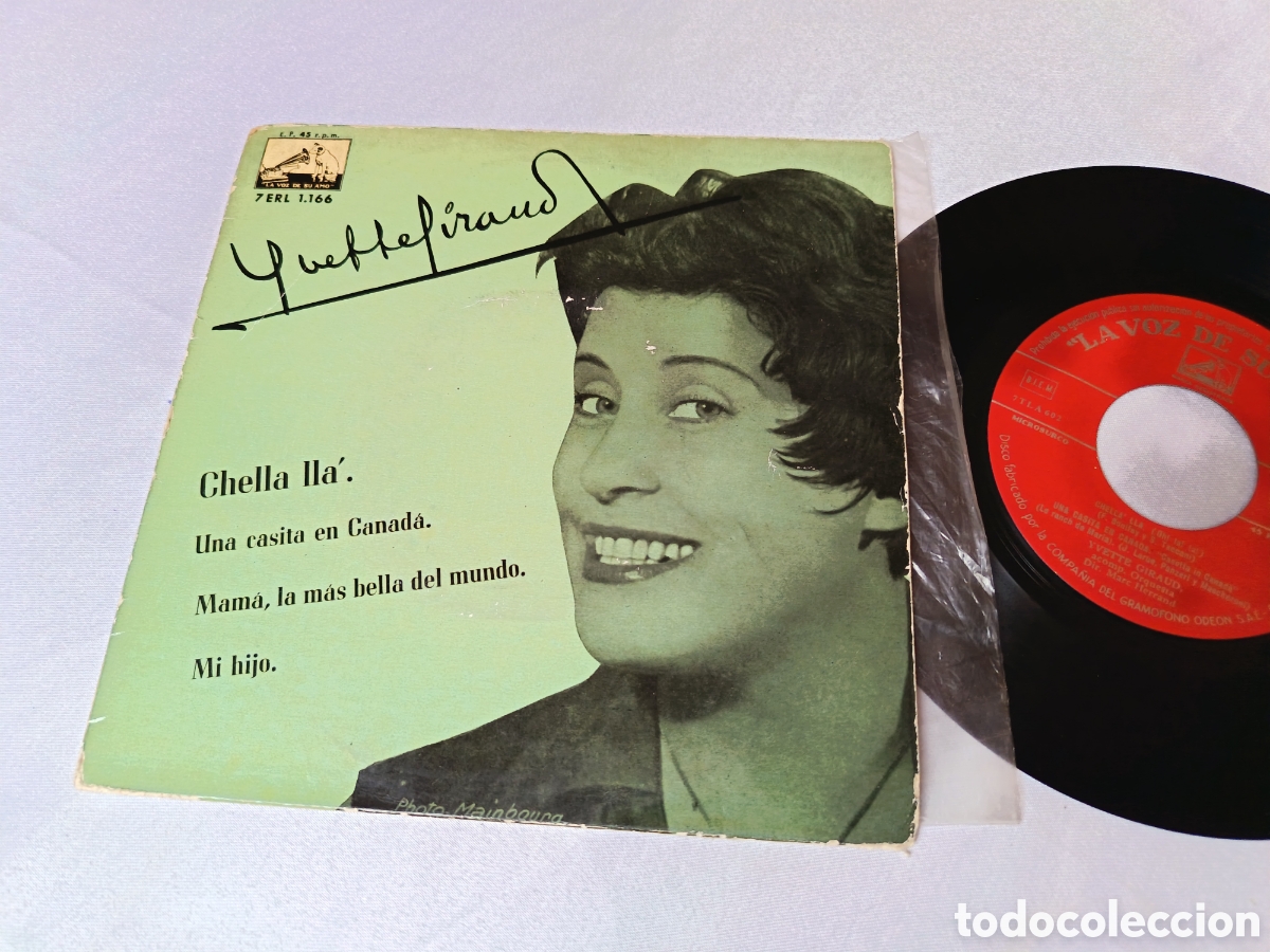 Discos de vinilo: Ivette Giraud Chella Lla EP Chanson - Foto 1