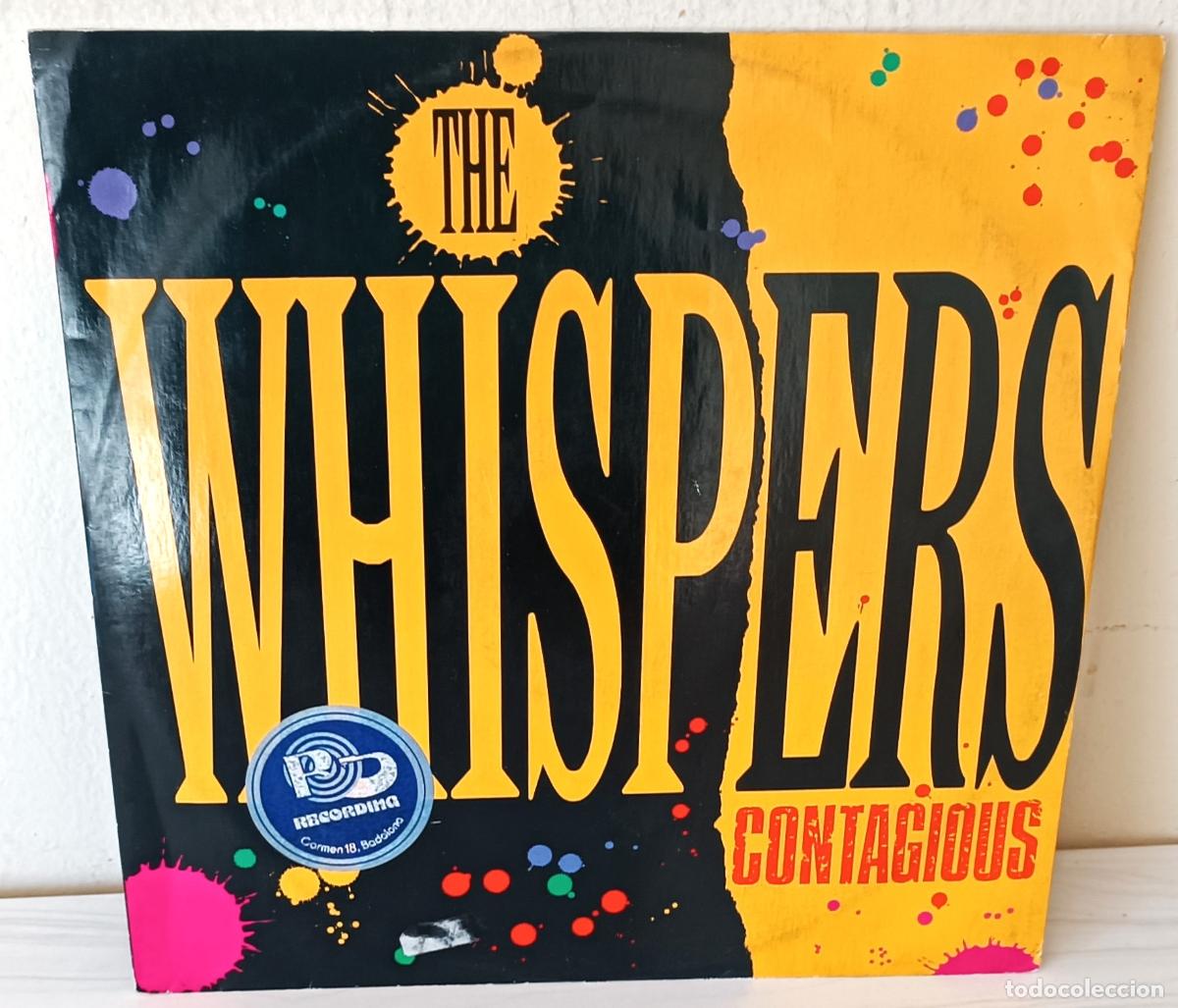 Discos de vinilo: THE WHISPERS - CONTAGIOUS MAXI MCA EDIC. INGLESA - 1984 - Foto 1