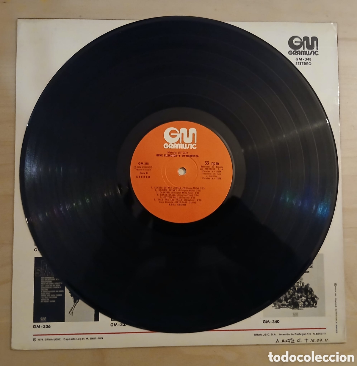 Discos de vinilo: DUKE ELLINGTON y su Orquesta. Lp , vinilo - Foto 3