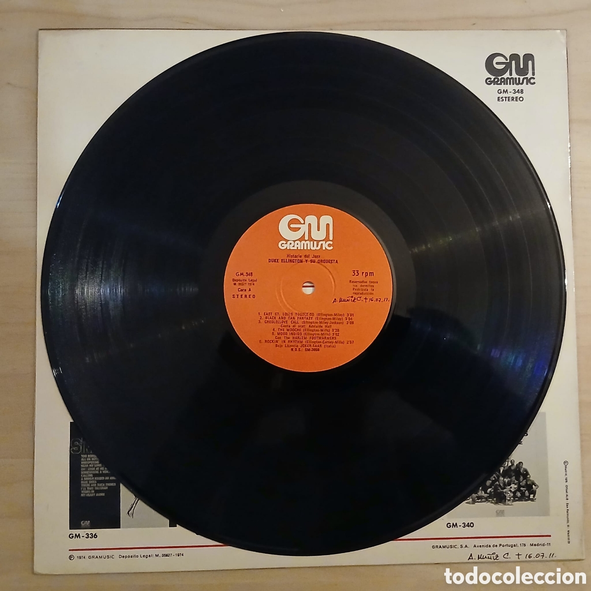 Discos de vinilo: DUKE ELLINGTON y su Orquesta. Lp , vinilo - Foto 4