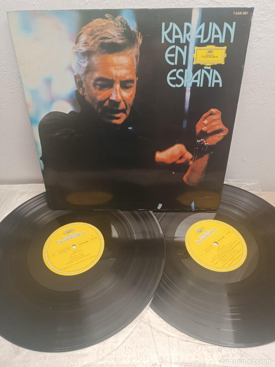 Discos de vinilo: KARAJAN EN ESPA&Ntilde;A 2 X LP - Foto 1