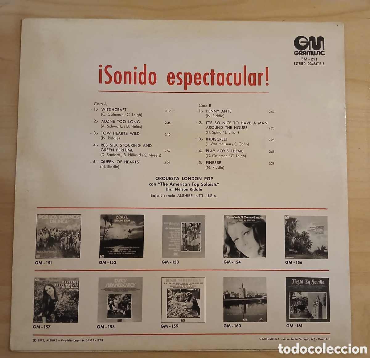 Discos de vinilo: SONIDO ESPECTCULAR , Lp Vinilo - Foto 2