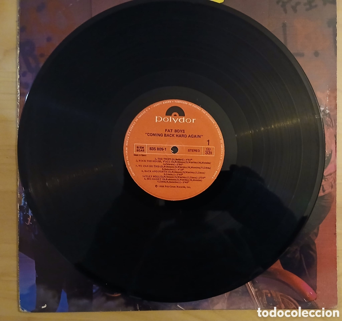 Discos de vinilo: FAT BOYS - Coming Back Hard Again. Lp Vinilo - Foto 3