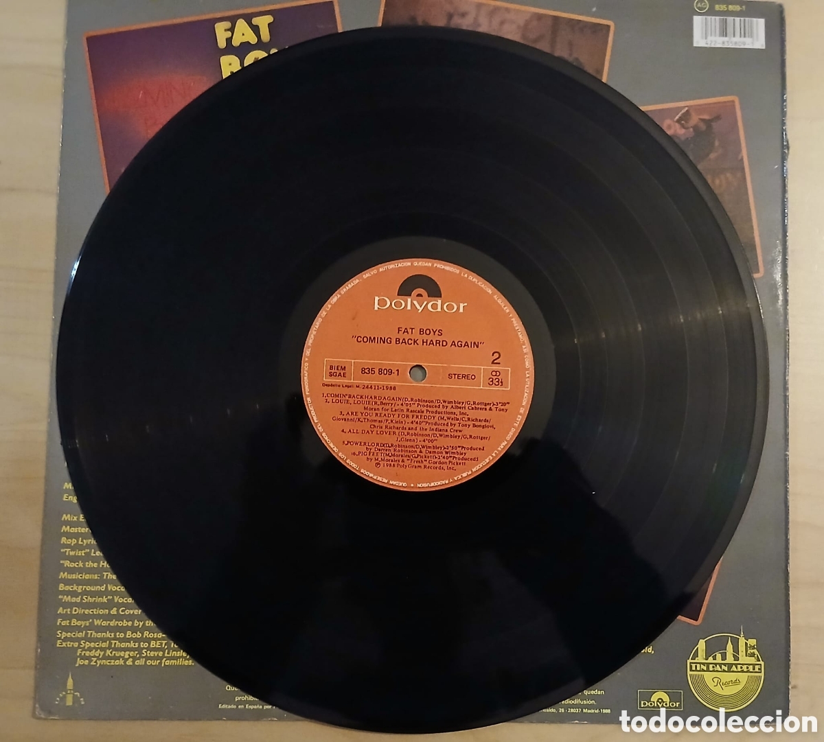 Discos de vinilo: FAT BOYS - Coming Back Hard Again. Lp Vinilo - Foto 4