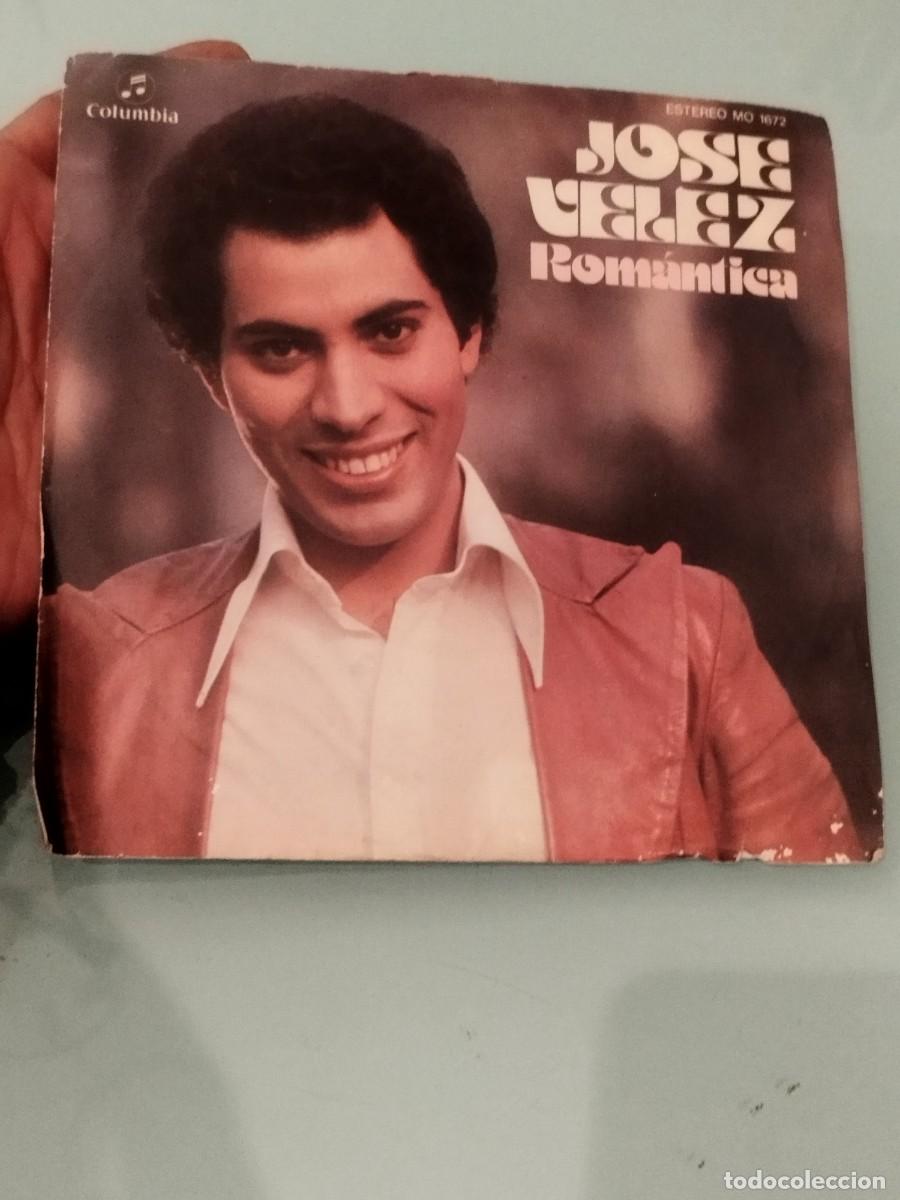 Discos de vinilo: Jos&eacute; Velez, Romantica. Vinilo single. - Foto 1