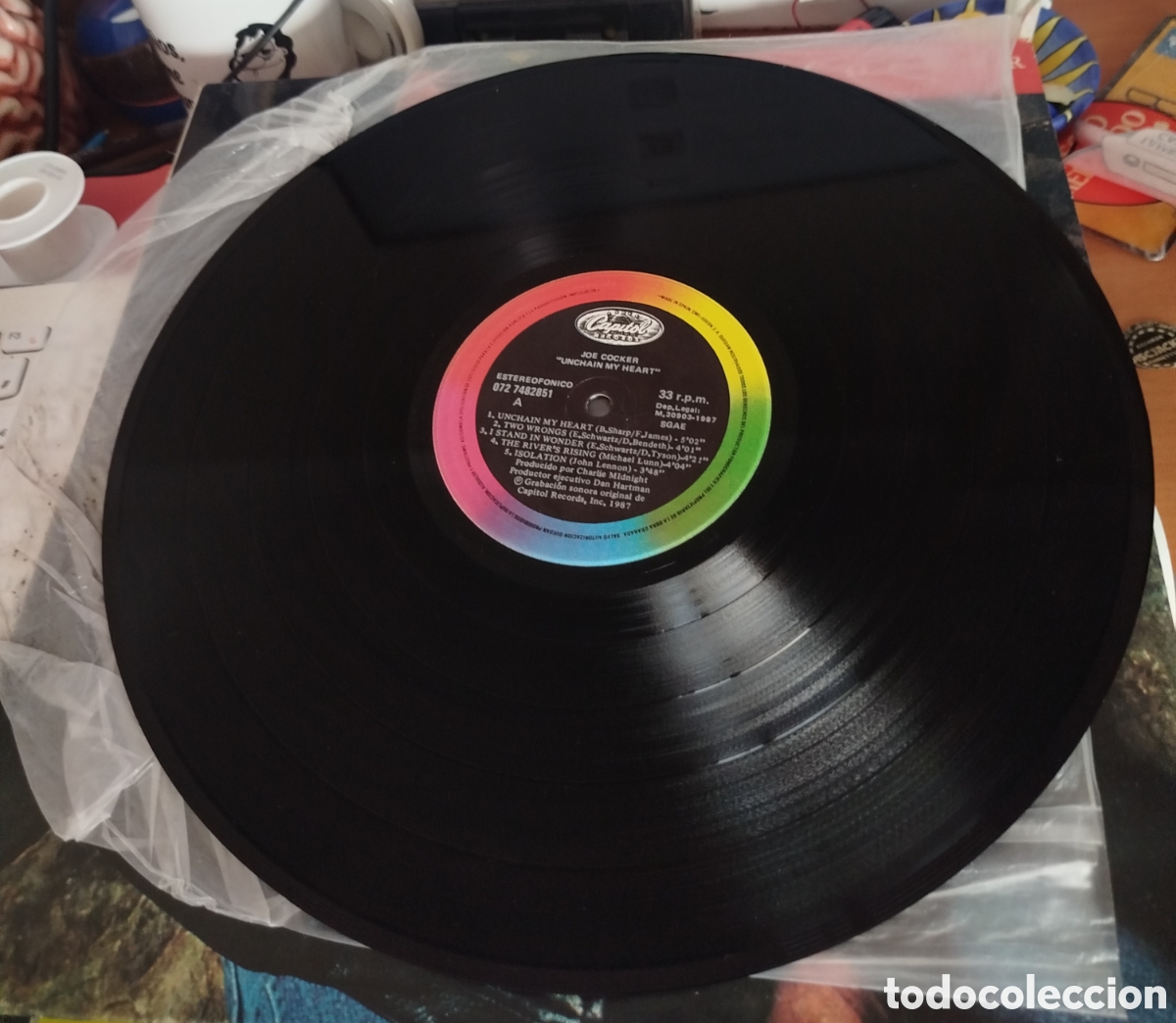 Discos de vinilo: Joe Cocker - Unchain my heart - Foto 2