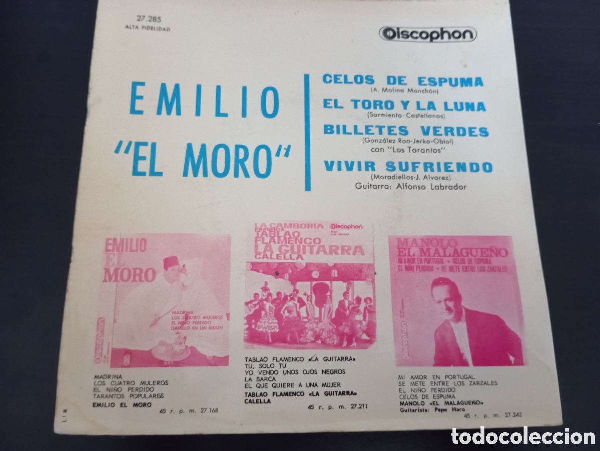 Discos de vinilo: Vinilo Emilio el Moro - Foto 2