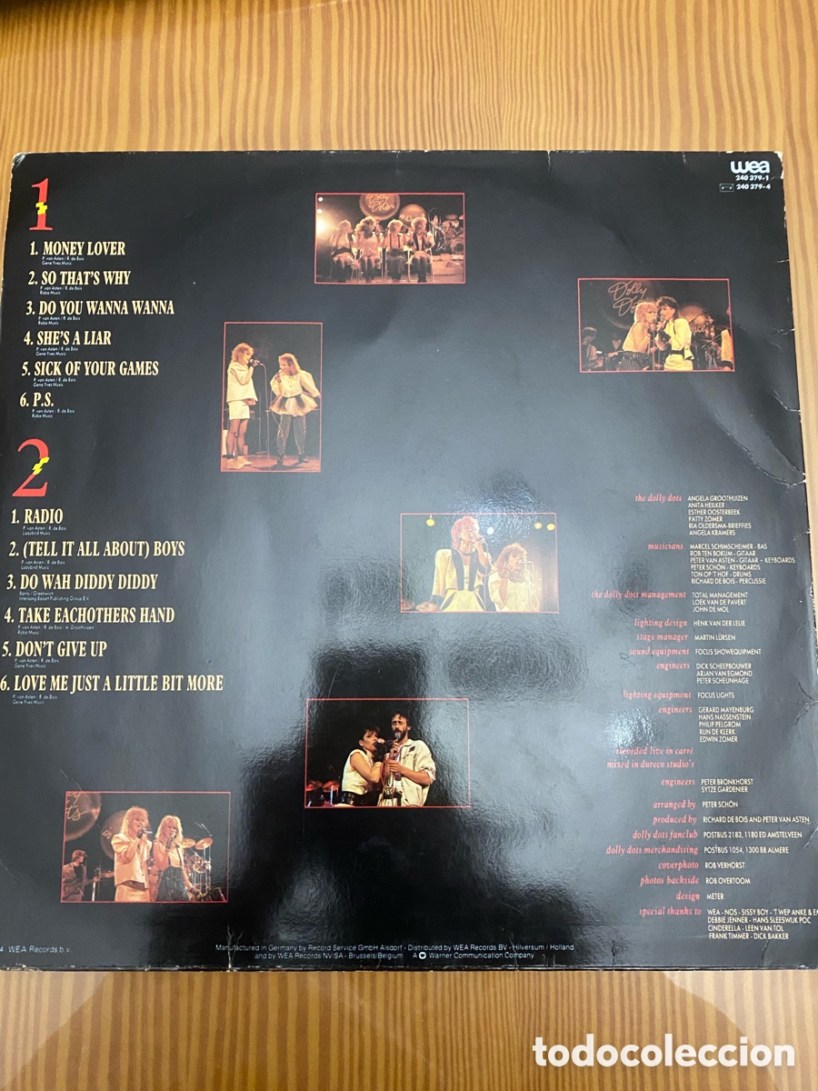 Discos de vinilo: Disco de Vinilo (LP) Dolly Dots &rdquo;In Concert&rdquo; - Foto 2