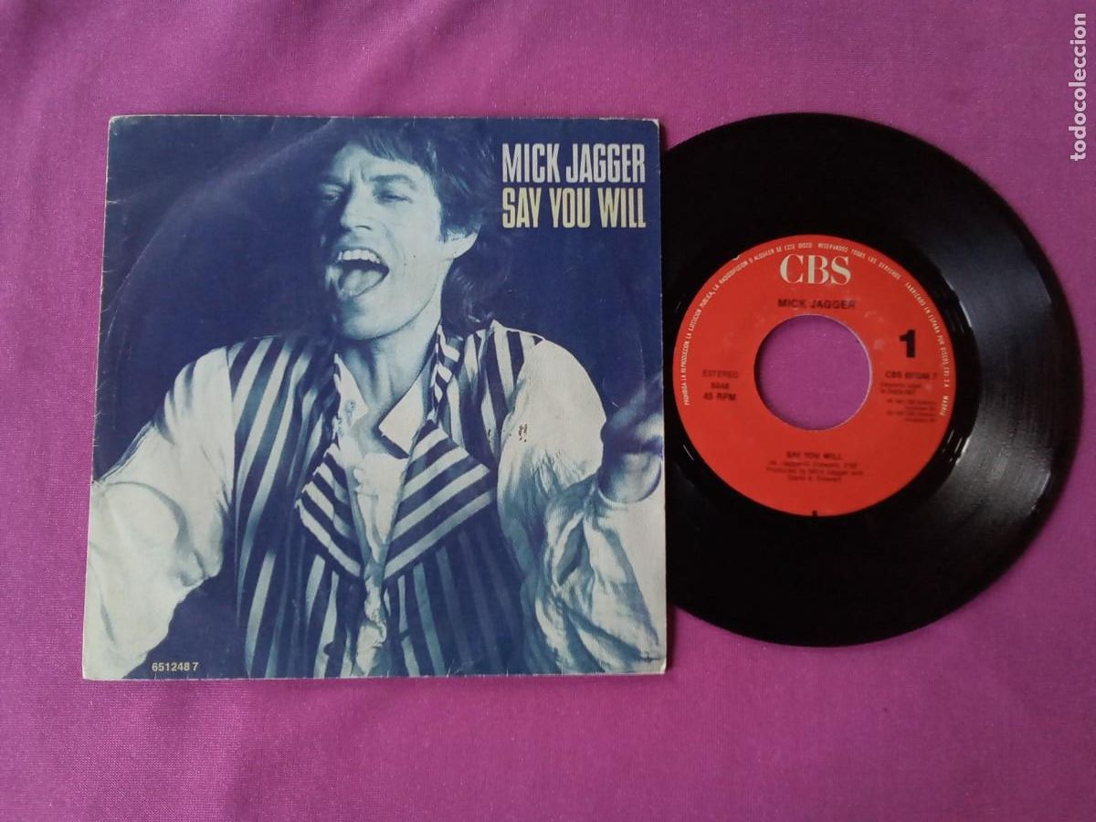 Discos de vinilo: MICK JAGGER SAY YOU WILL VINILO C1 - Foto 1