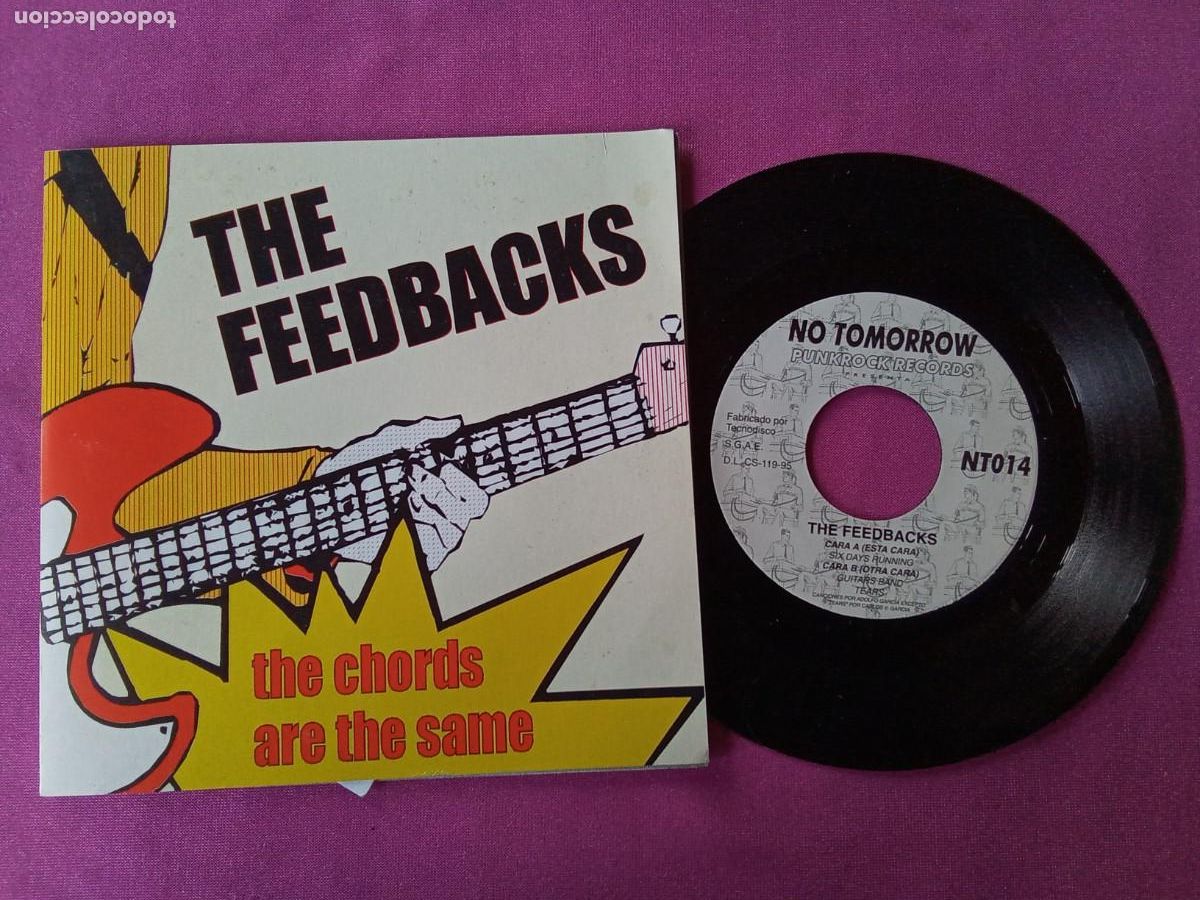 Discos de vinilo: THE FEEDBACKS PUNK ROCK ESPA&Ntilde;A 1995 VINILO C1 - Foto 1