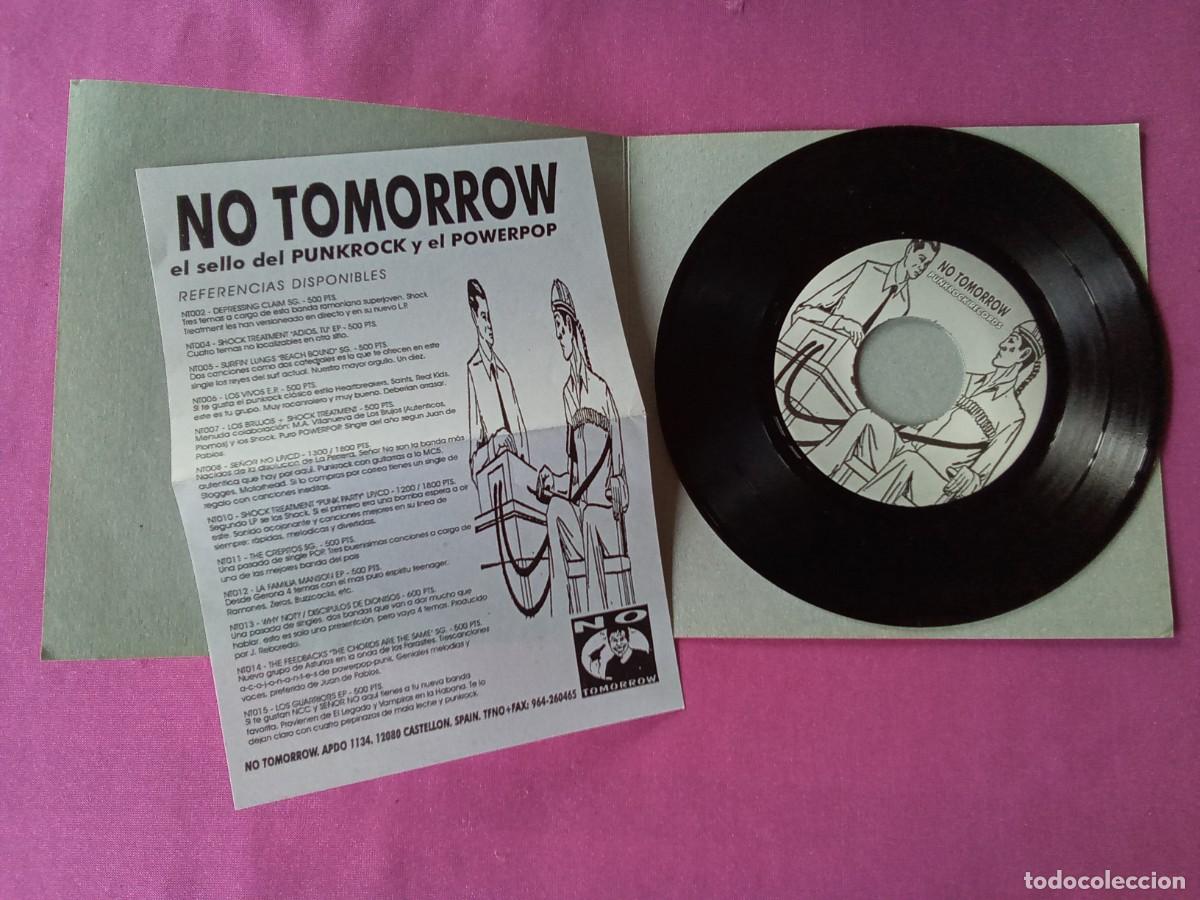 Discos de vinilo: THE FEEDBACKS PUNK ROCK ESPA&Ntilde;A 1995 VINILO C1 - Foto 3