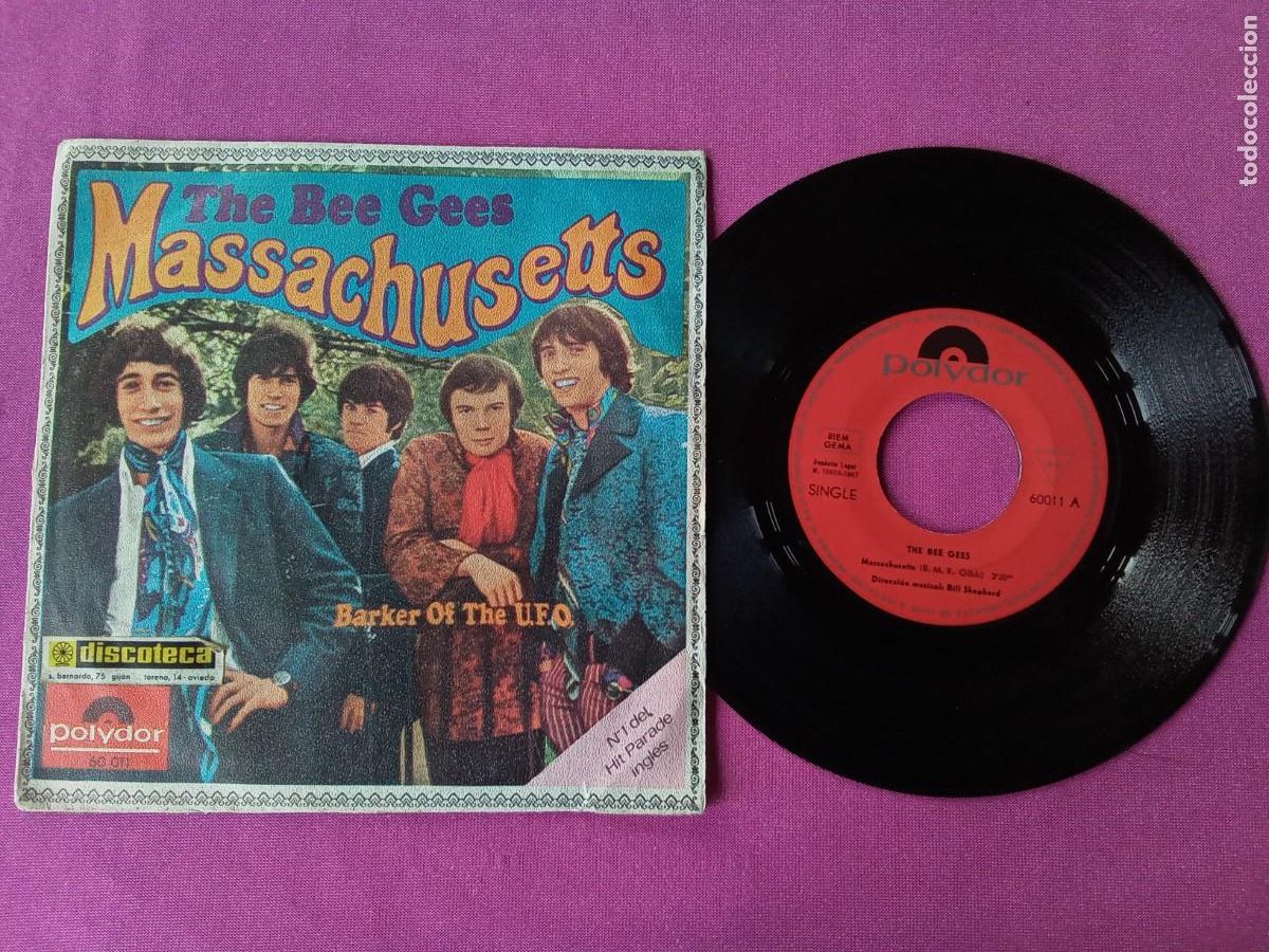 Discos de vinilo: THE BEE GEES MASSACHUSETT VINILO C1 - Foto 1