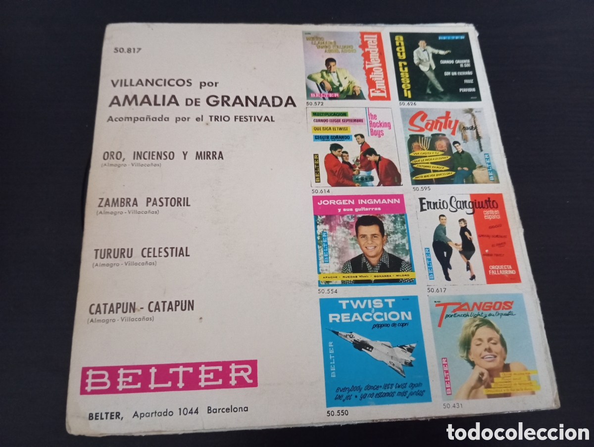 Discos de vinilo: Vinilo Amaia de Granada, villancicos - Foto 2