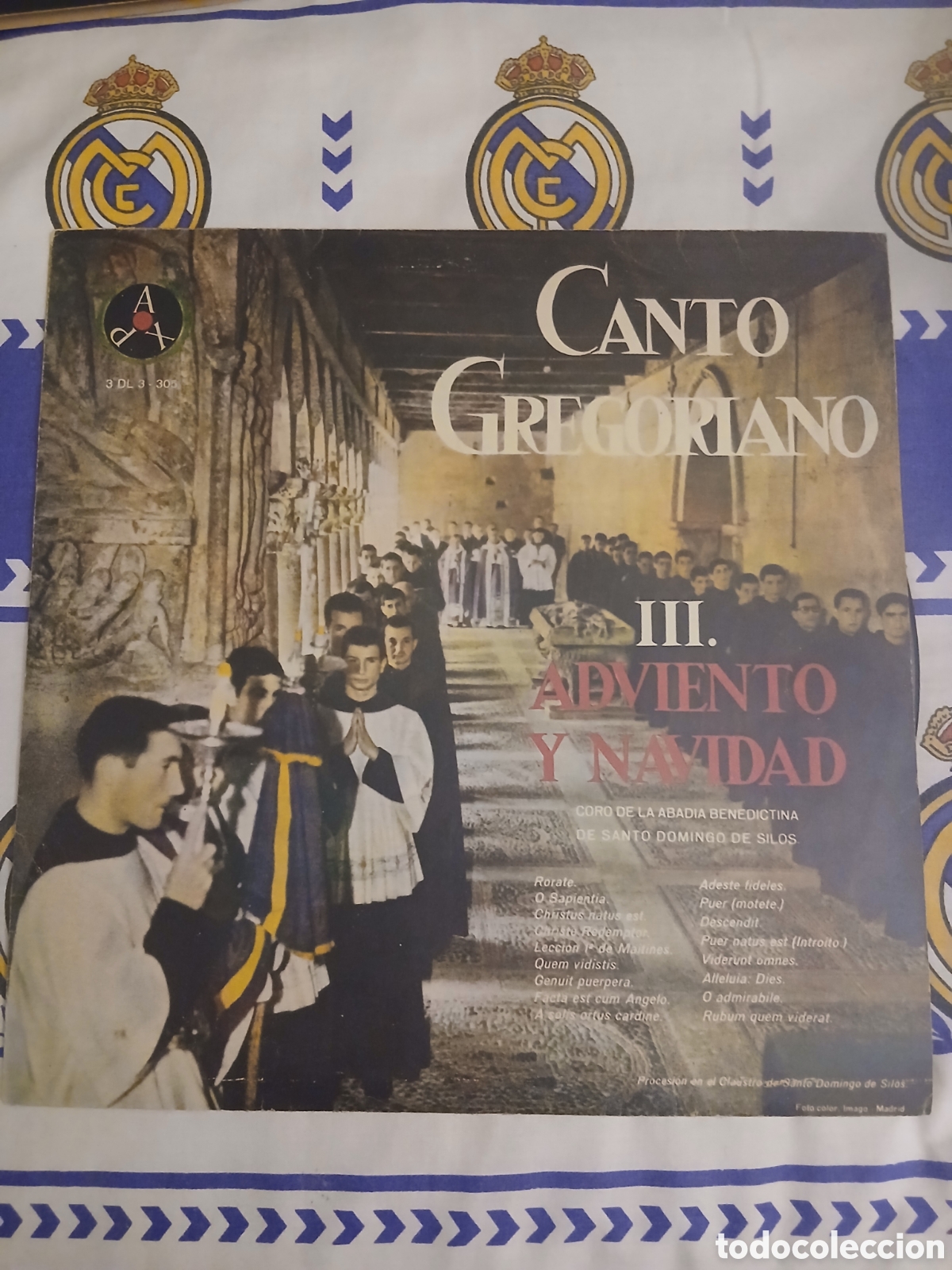 Discos de vinilo: Lp de Canto Gregoriano. III. Adviento y Navidad. 1958. Raro