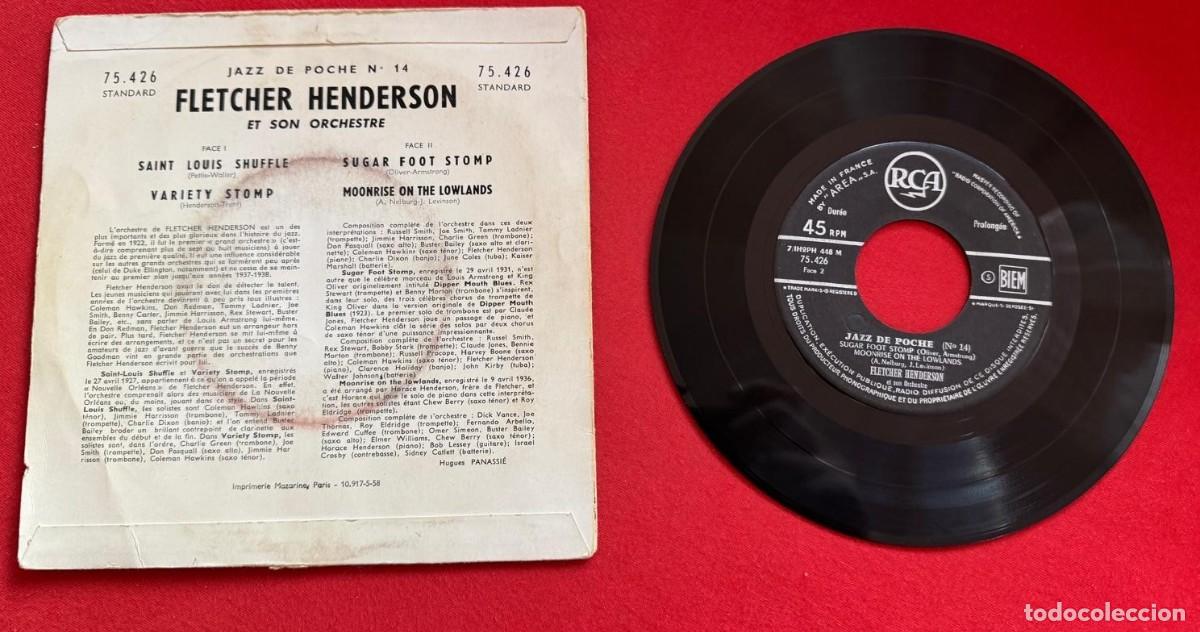 Discos de vinilo: Fletcher Henderson 45t VG VG++ - Foto 2