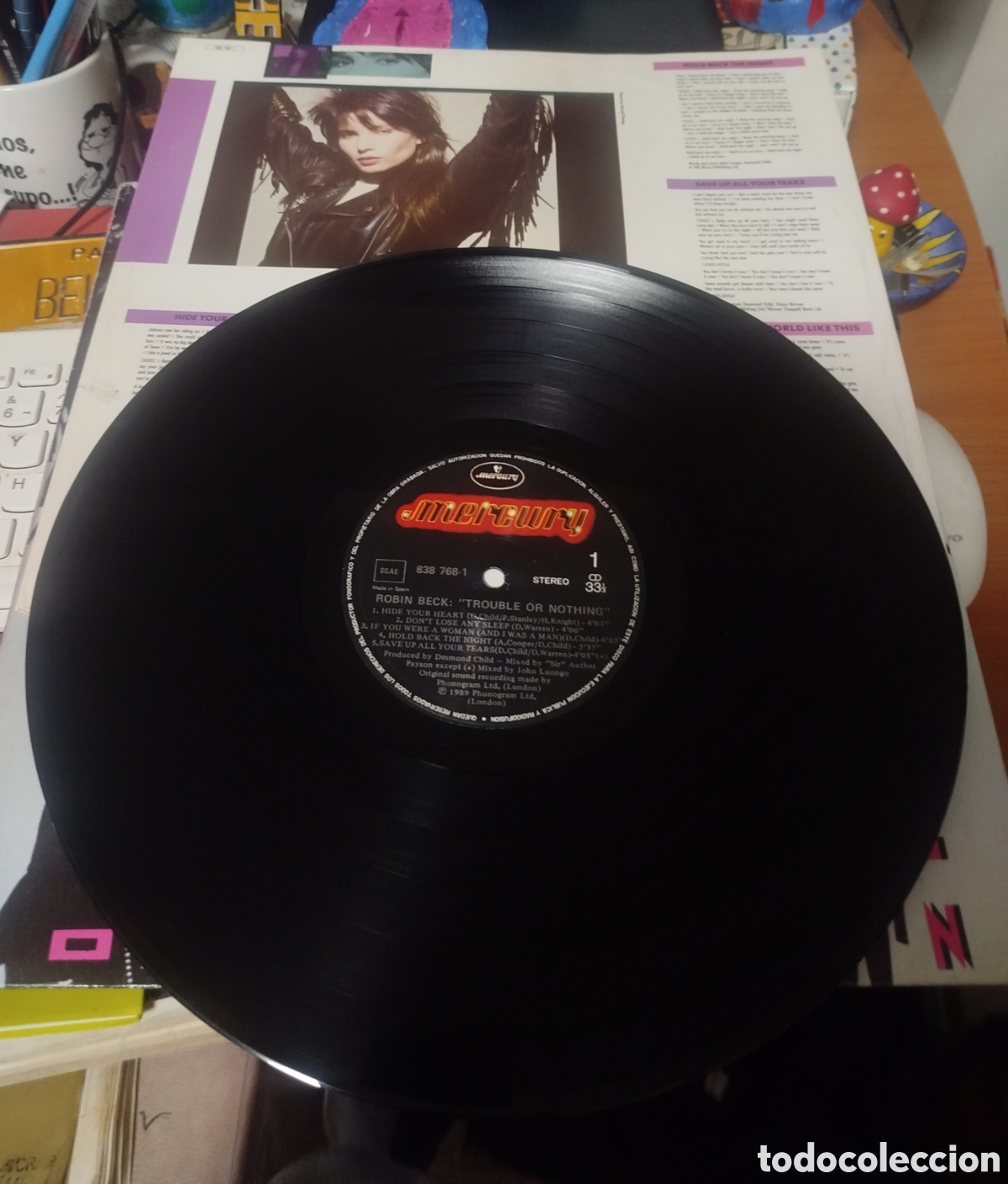 Discos de vinilo: Robin Beck &lrm;&ndash; Trouble Or Nothin - Foto 2