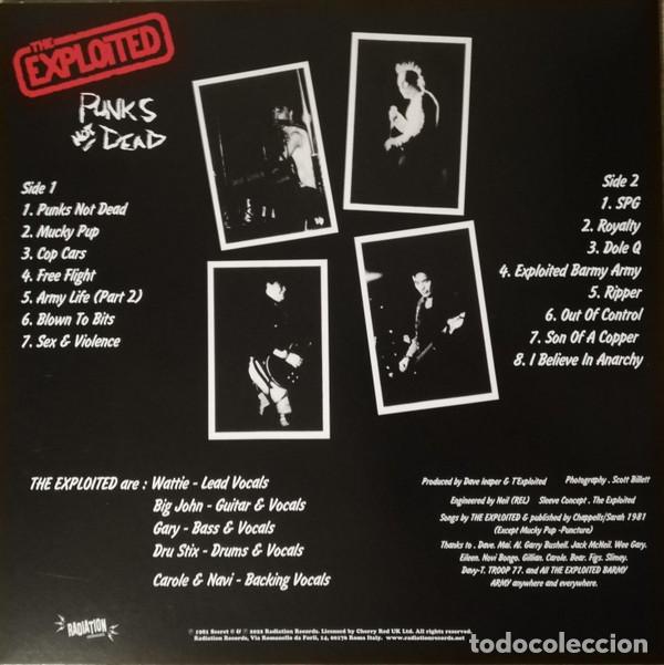 Discos de vinilo: The Exploited - Punk&acute;S Not Dead (Yellow Vinyl) Lp - Foto 4
