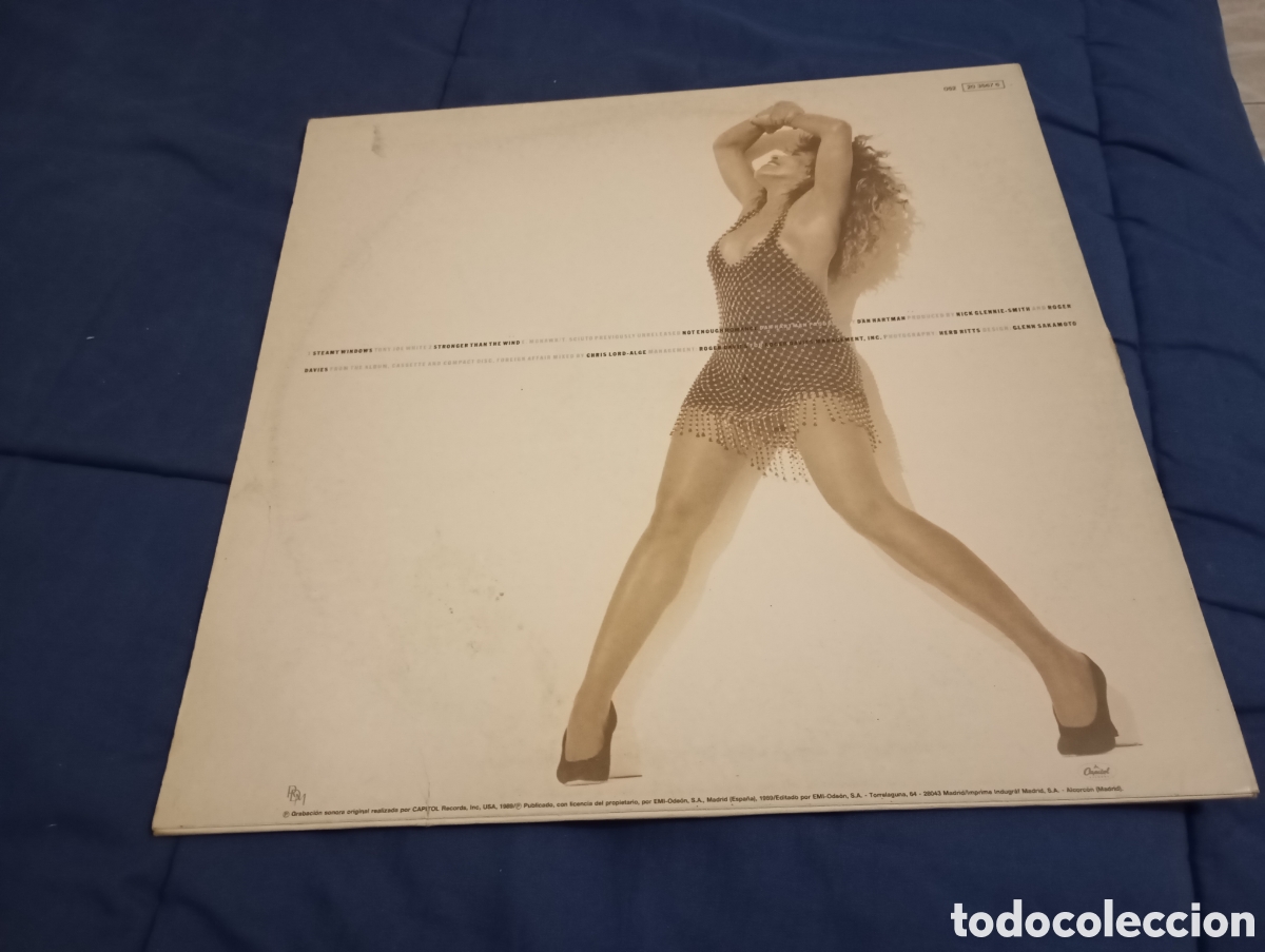 Discos de vinilo: TINA TURNER: STEAMY WINDOWS MAXI SINGLE - Foto 3