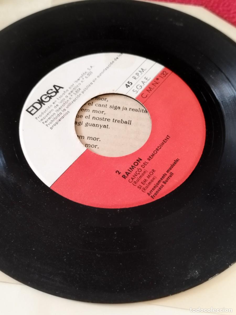 Discos de vinilo: Raimon &ndash; Inici De C&agrave;ntic. Vinilo EP. - Foto 3