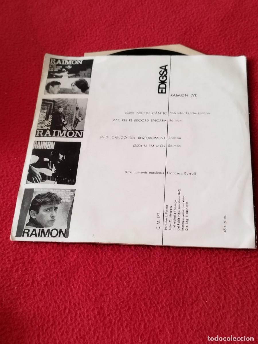Discos de vinilo: Raimon &ndash; Inici De C&agrave;ntic. Vinilo EP. - Foto 4